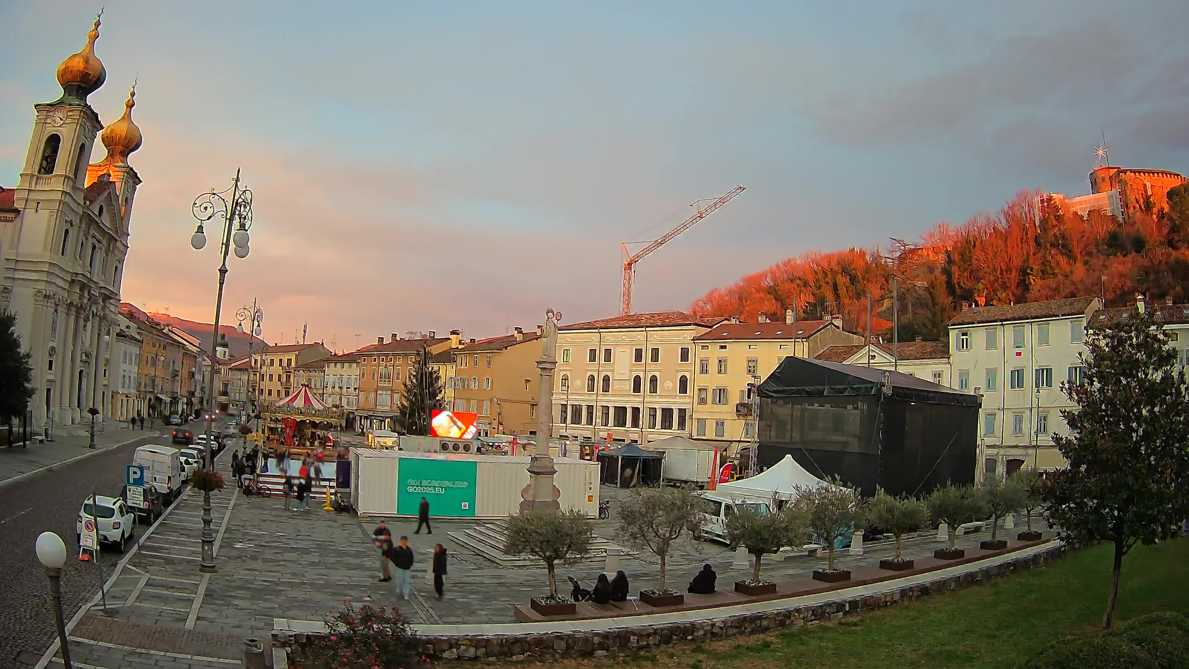 Gorizia – Place Vittoria – Cathédrale st. Ignazio