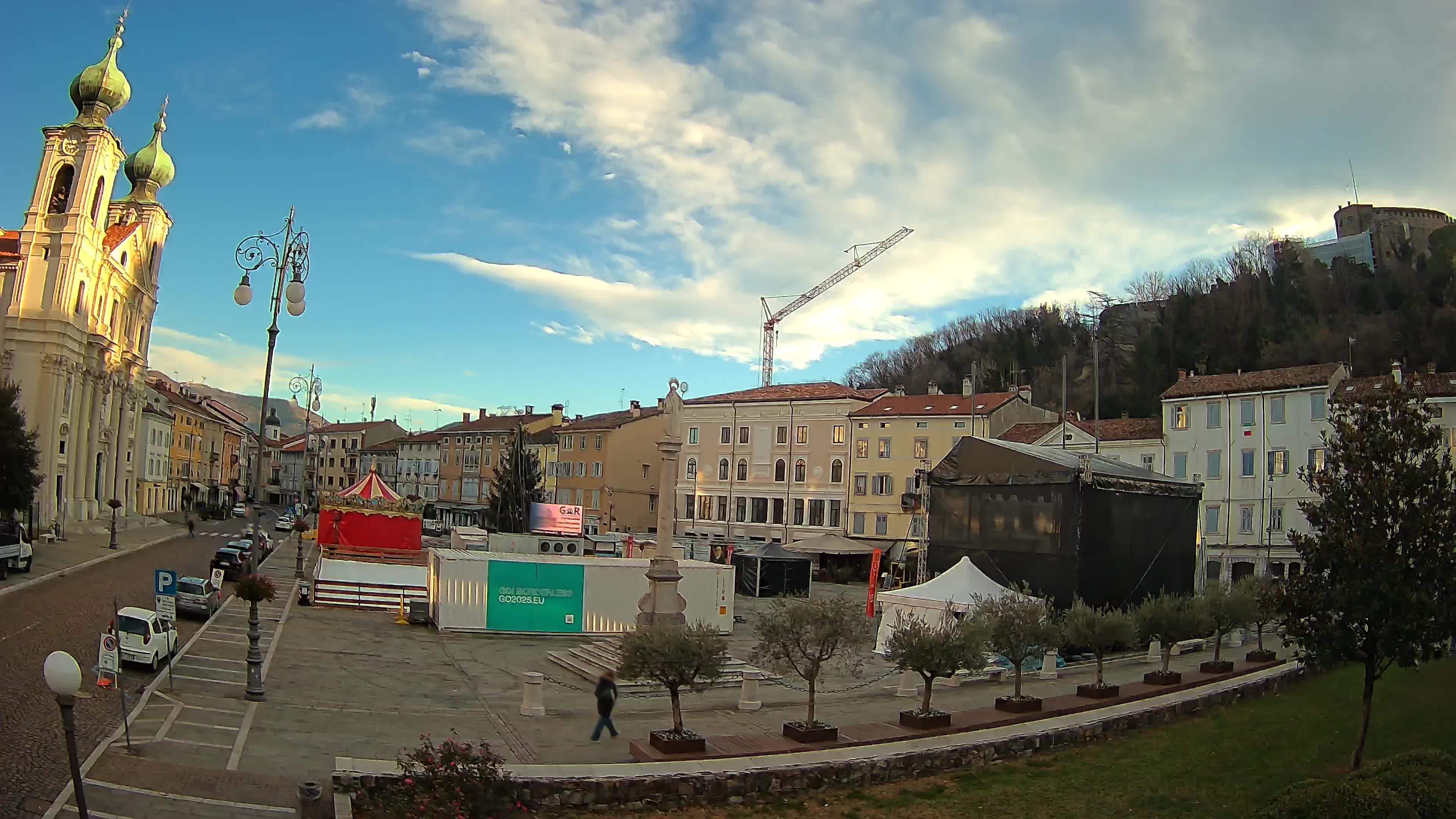 Webcam Gorizia Piazza della Vittoria e Duomo di S. Ignazio