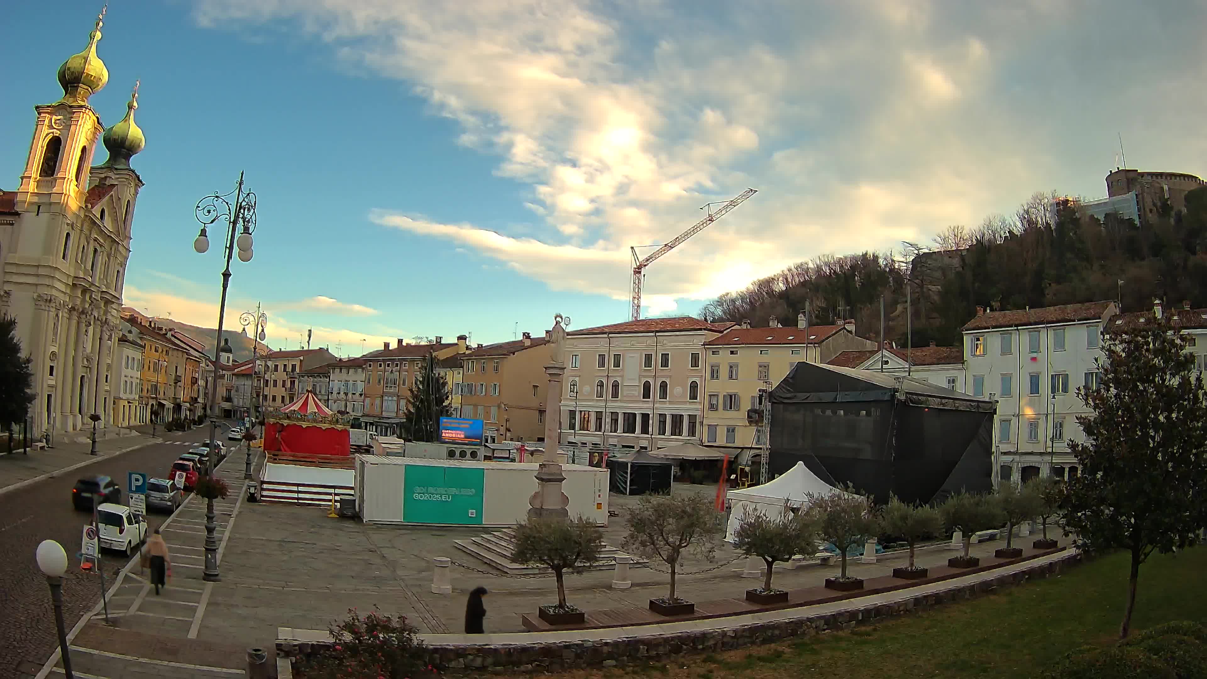 Gorizia – Plaza Vittoria – Catedral de San Pedro. Ignacio