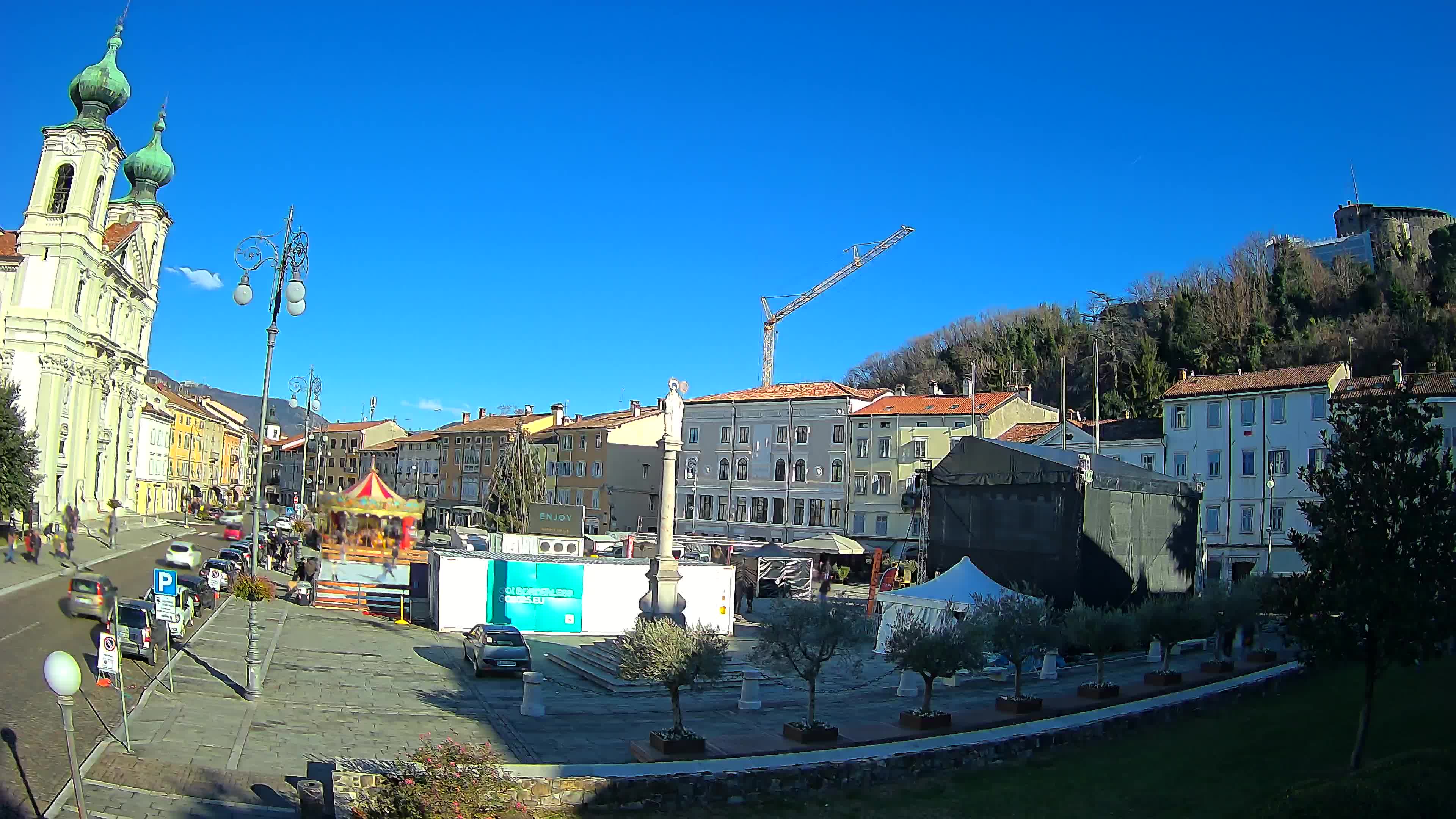 Webcam Gorizia Vittoria square – Cathedral of st. Ignazio