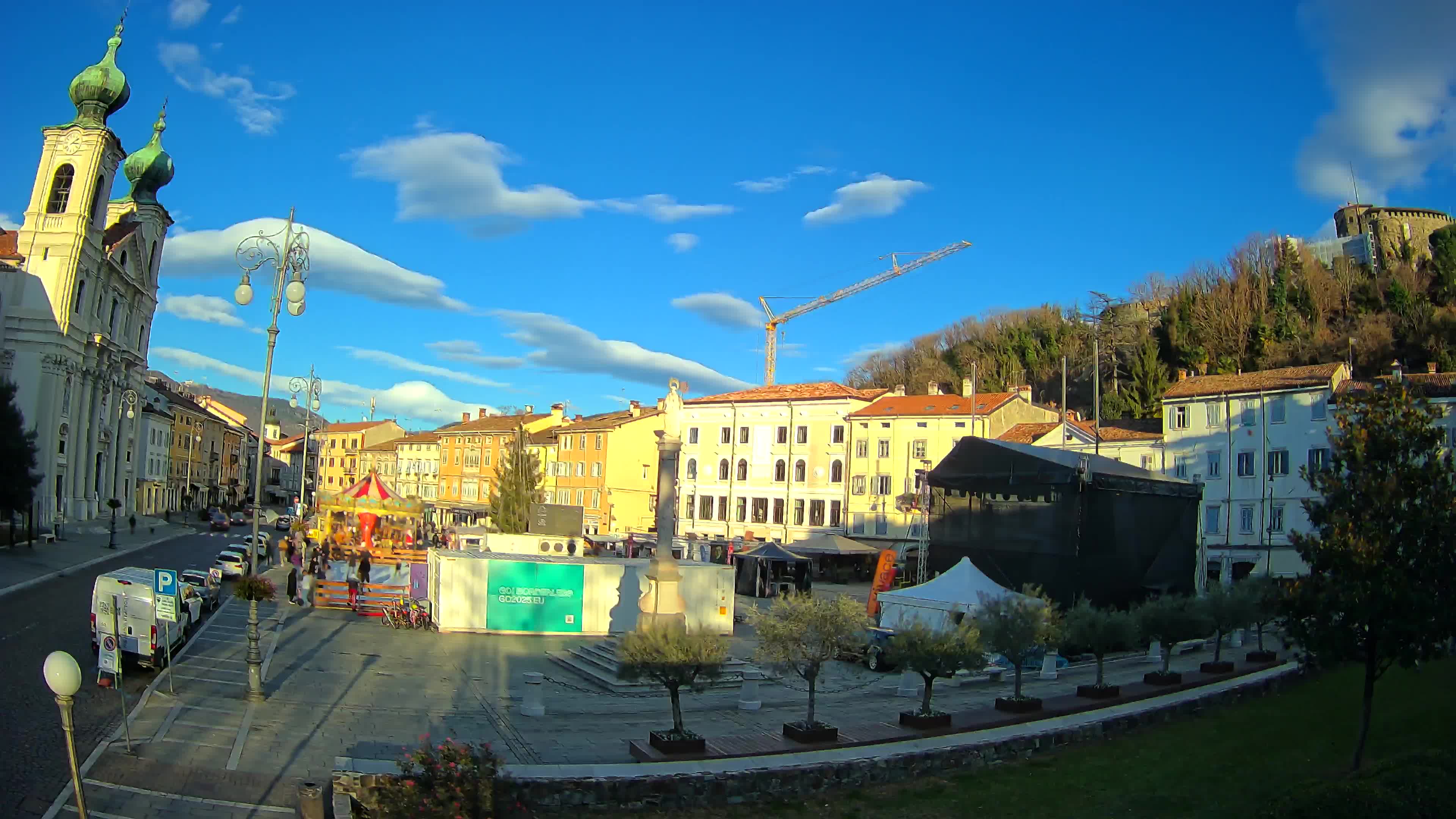 Webcam Gorizia Vittoria square – Cathedral of st. Ignazio