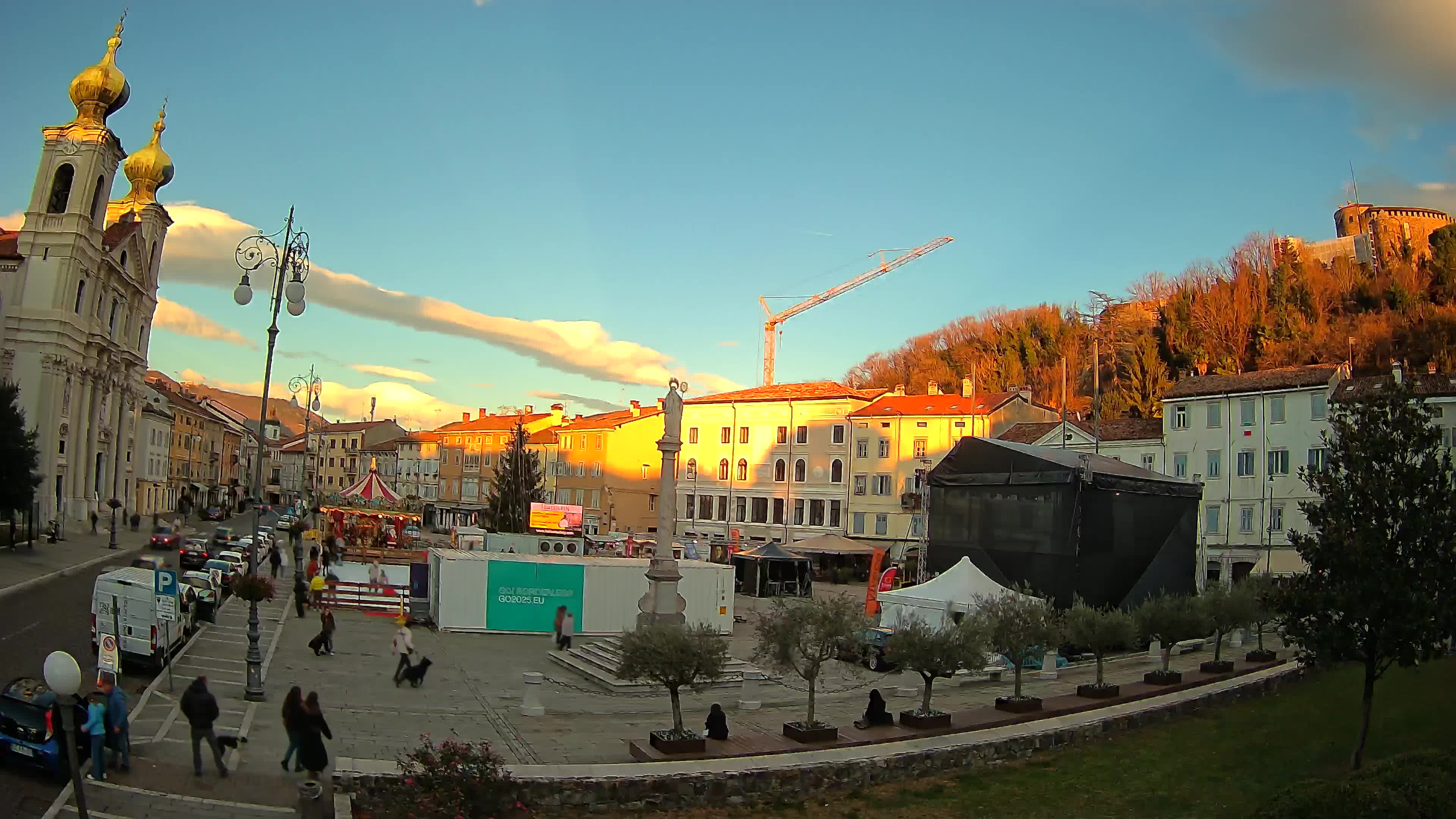 Webcam Gorizia Vittoria square – Cathedral of st. Ignazio