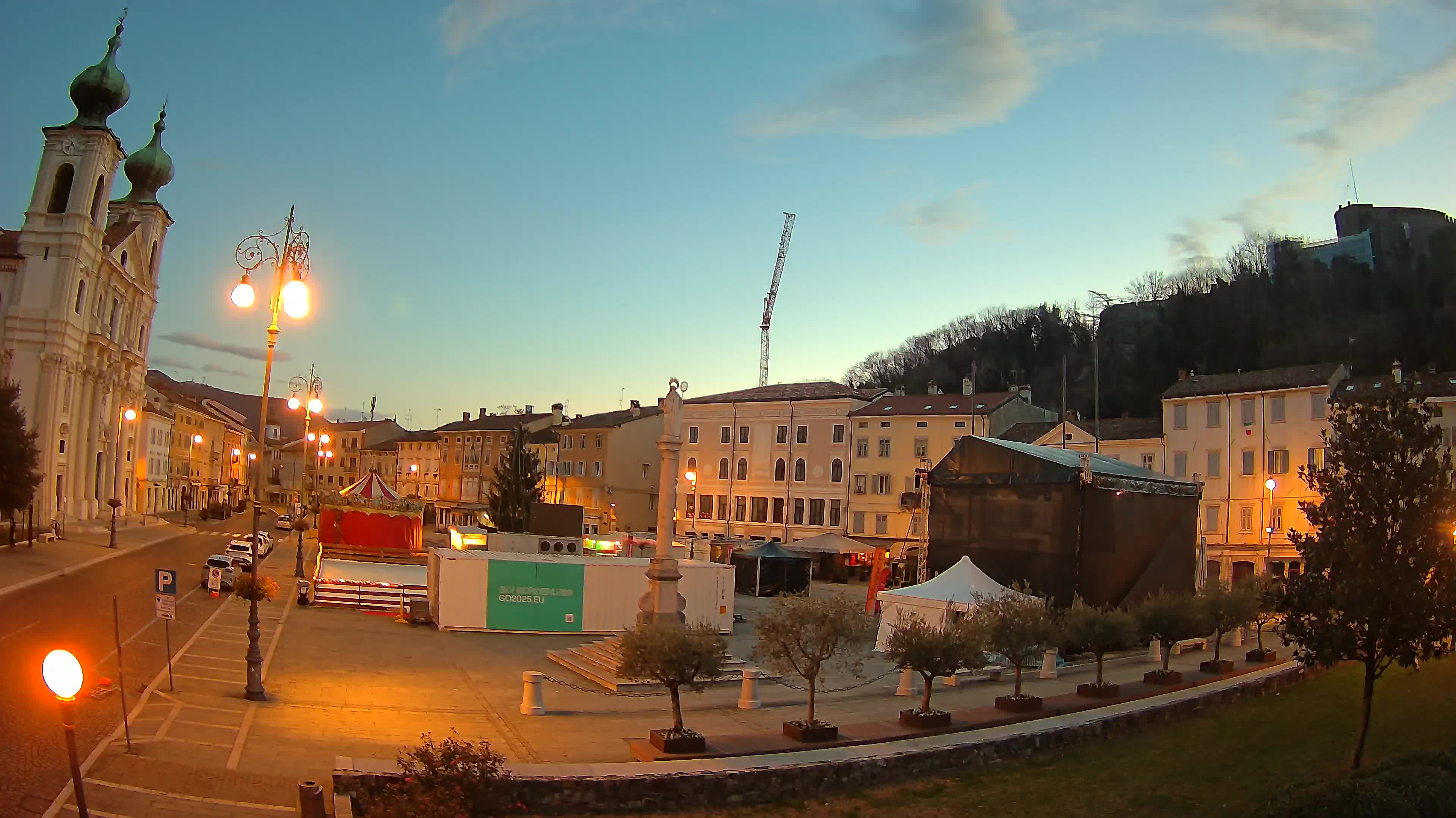 Webcam Gorizia Vittoria square – Cathedral of st. Ignazio