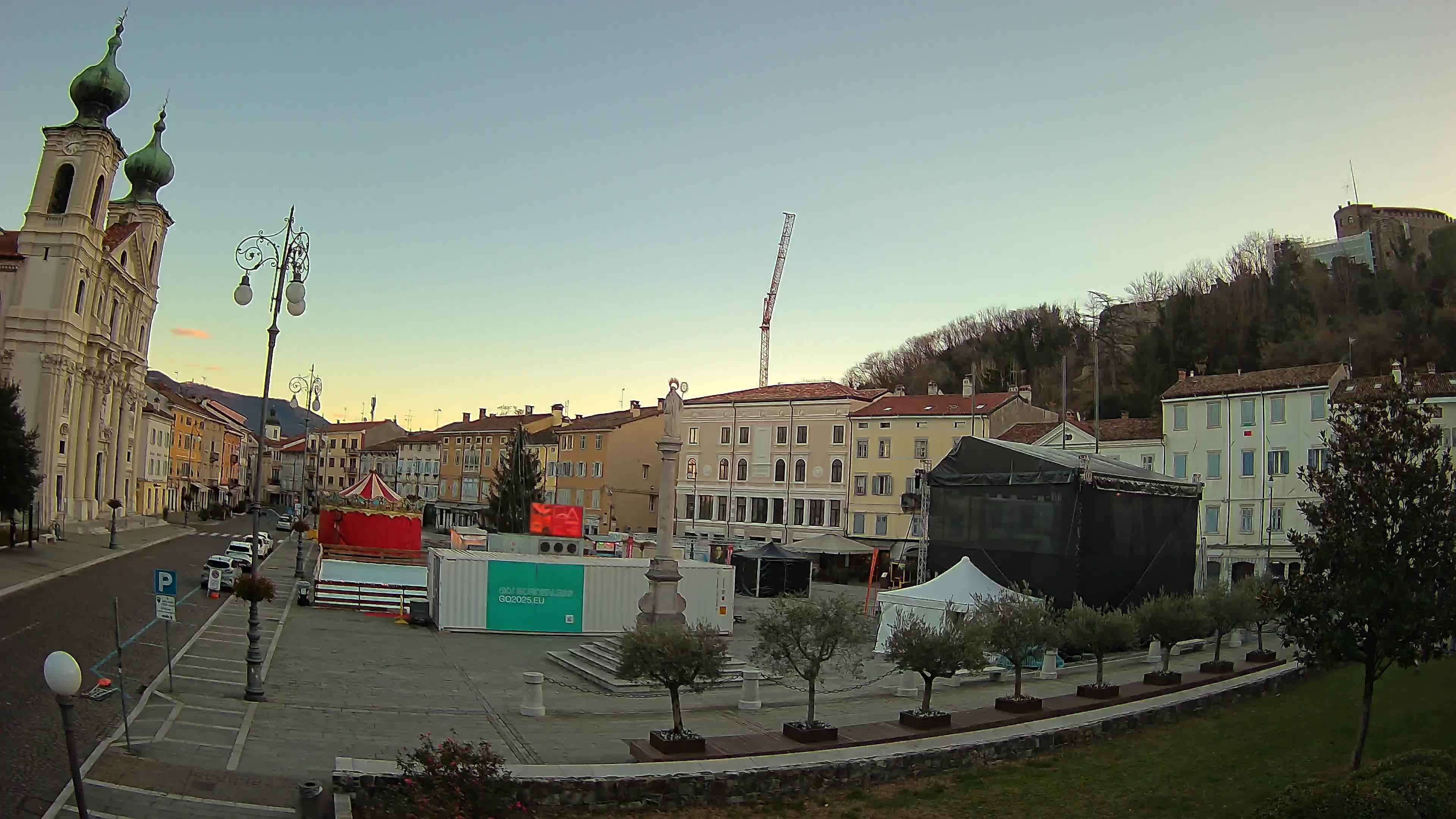 Gorizia – Plaza Vittoria – Catedral de San Pedro. Ignacio