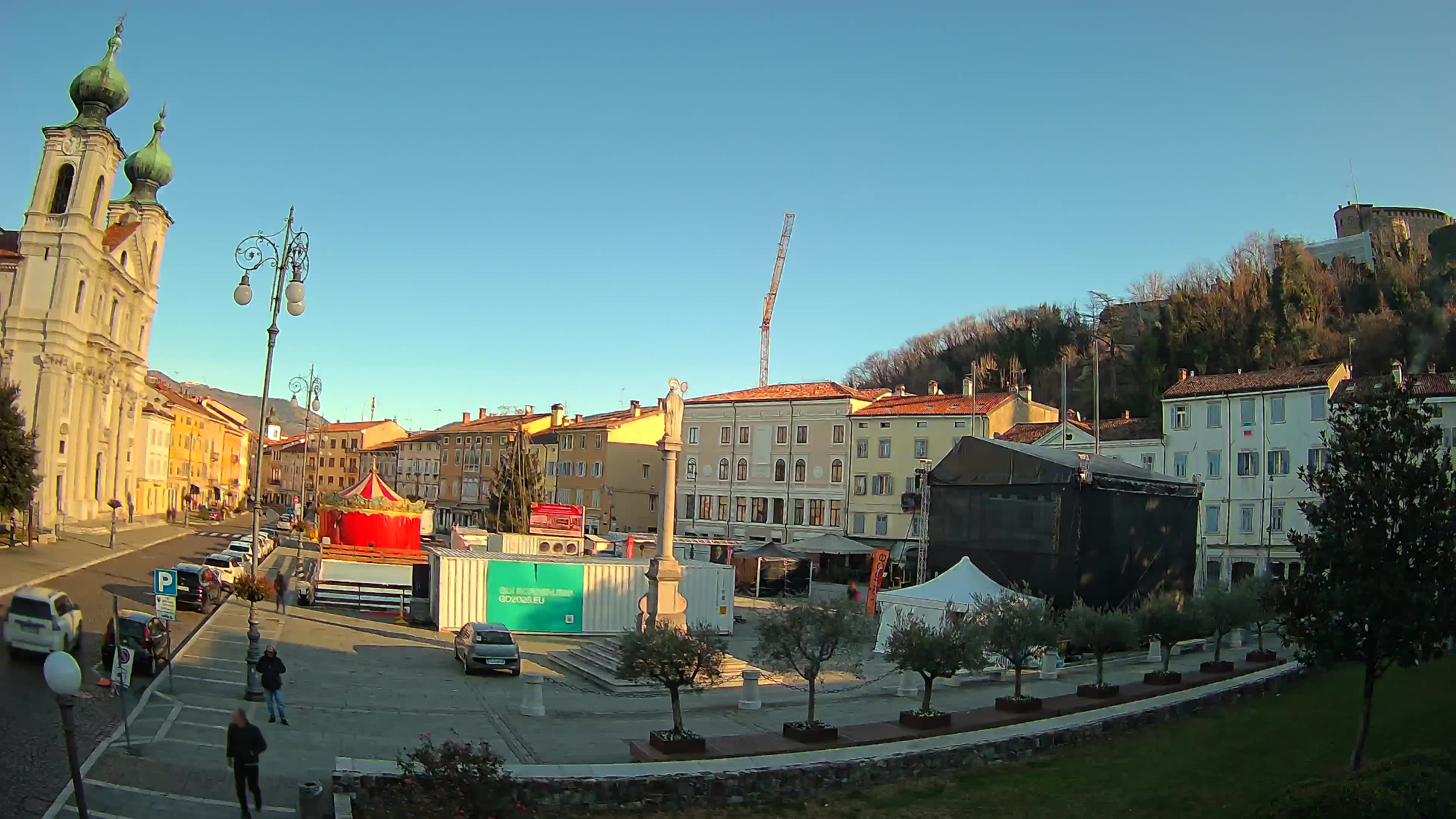 Webcam Gorizia Vittoria square – Cathedral of st. Ignazio