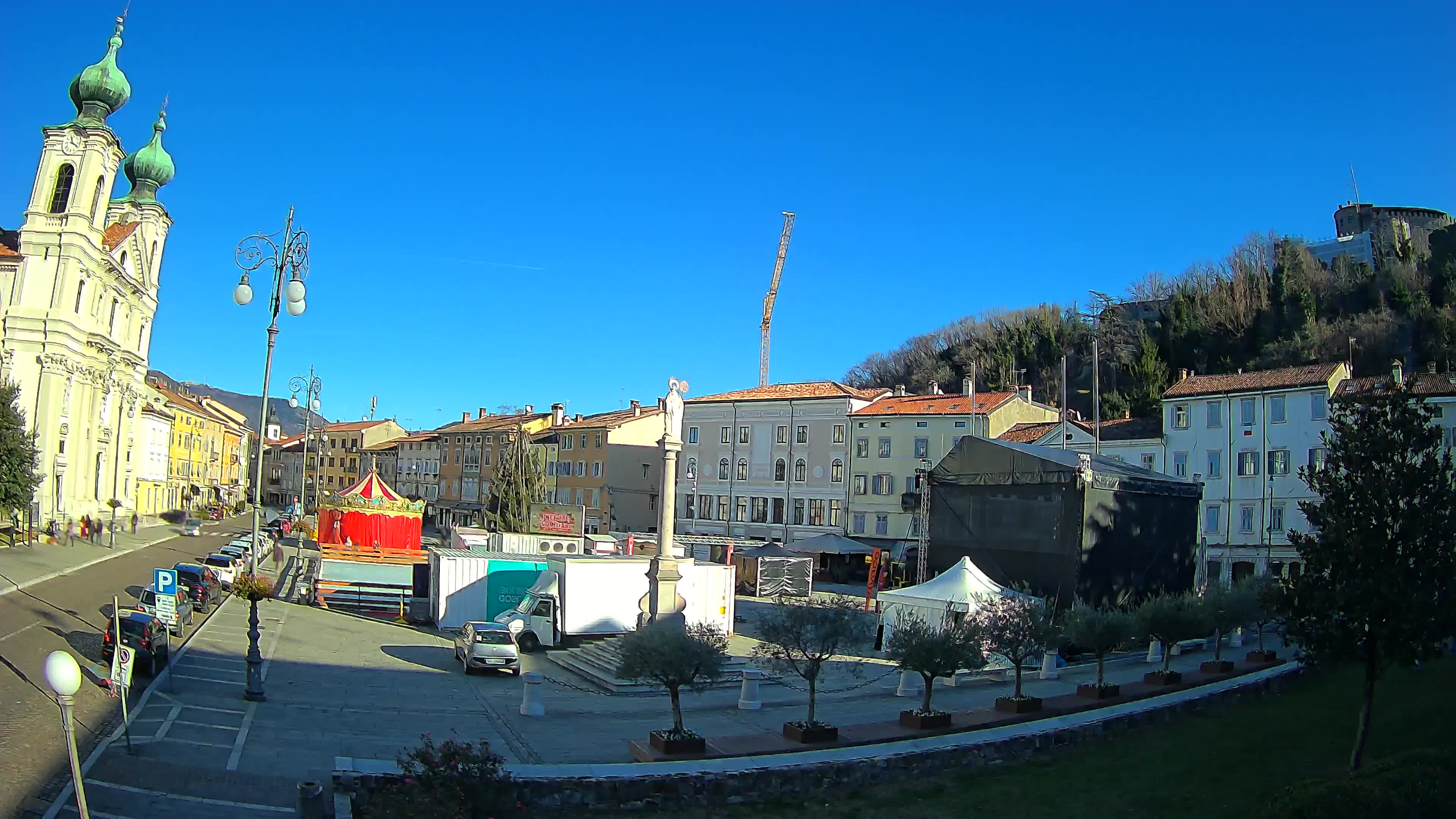 Webcam Gorizia Piazza della Vittoria e Duomo di S. Ignazio