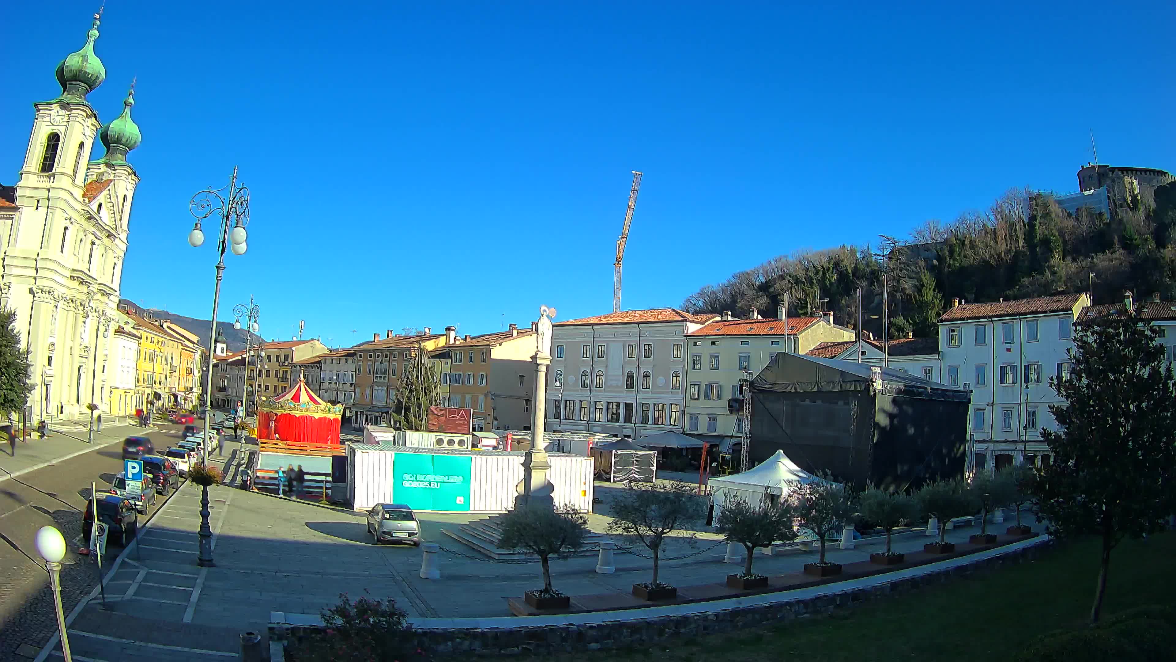 Webcam Gorizia Piazza della Vittoria e Duomo di S. Ignazio