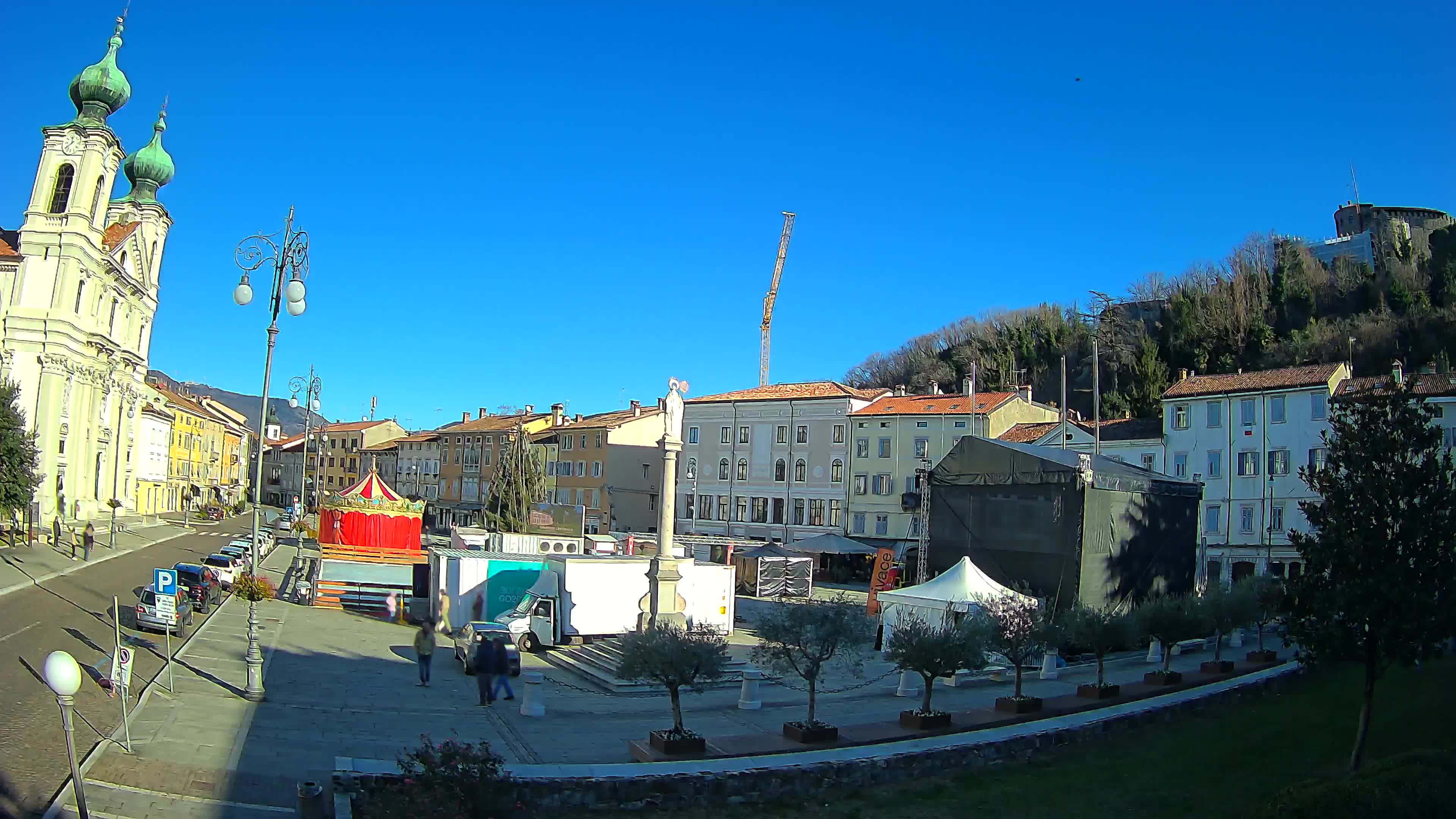 Webcam Gorizia Piazza della Vittoria e Duomo di S. Ignazio