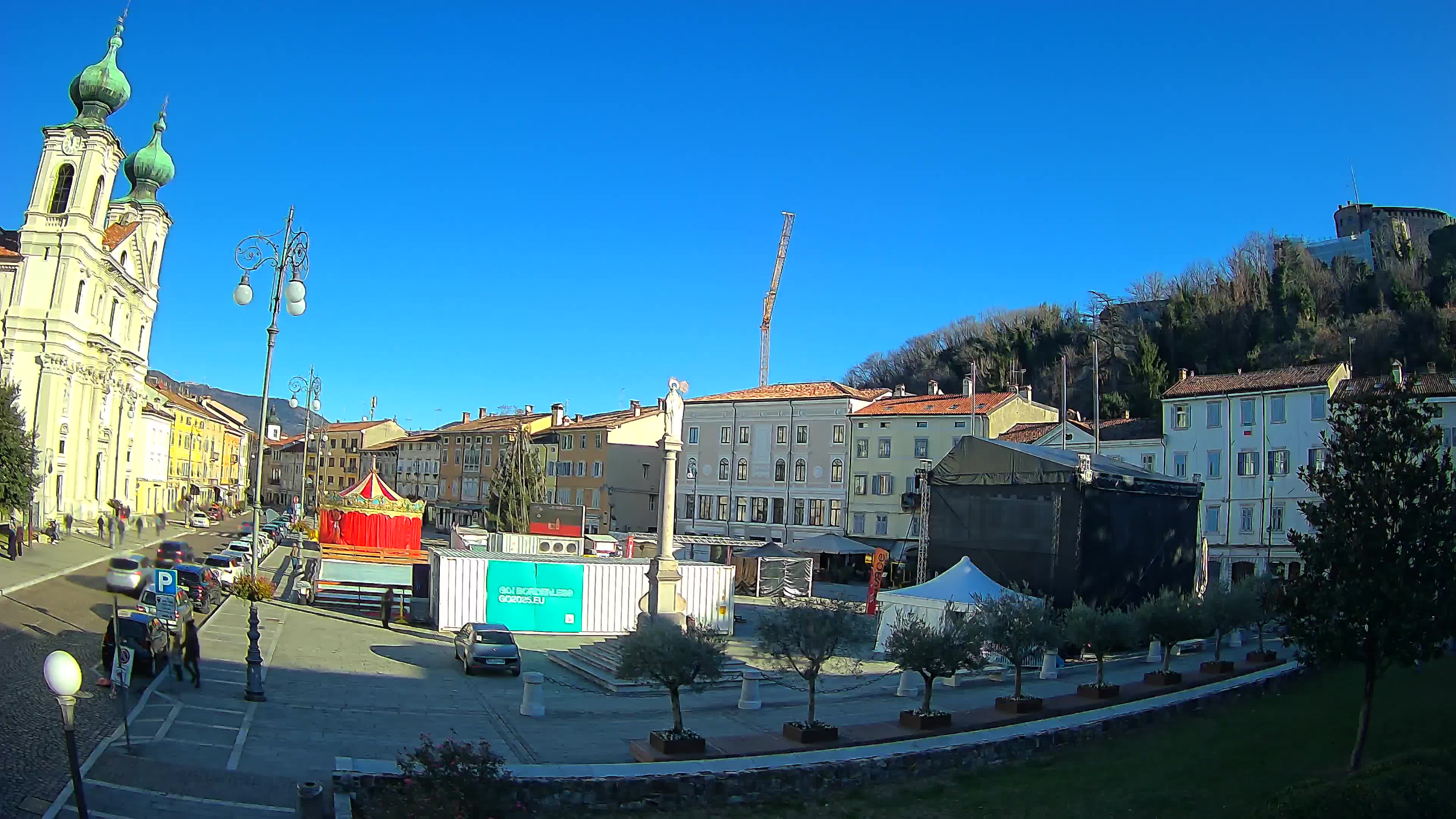 Webcam Gorizia Vittoria square – Cathedral of st. Ignazio