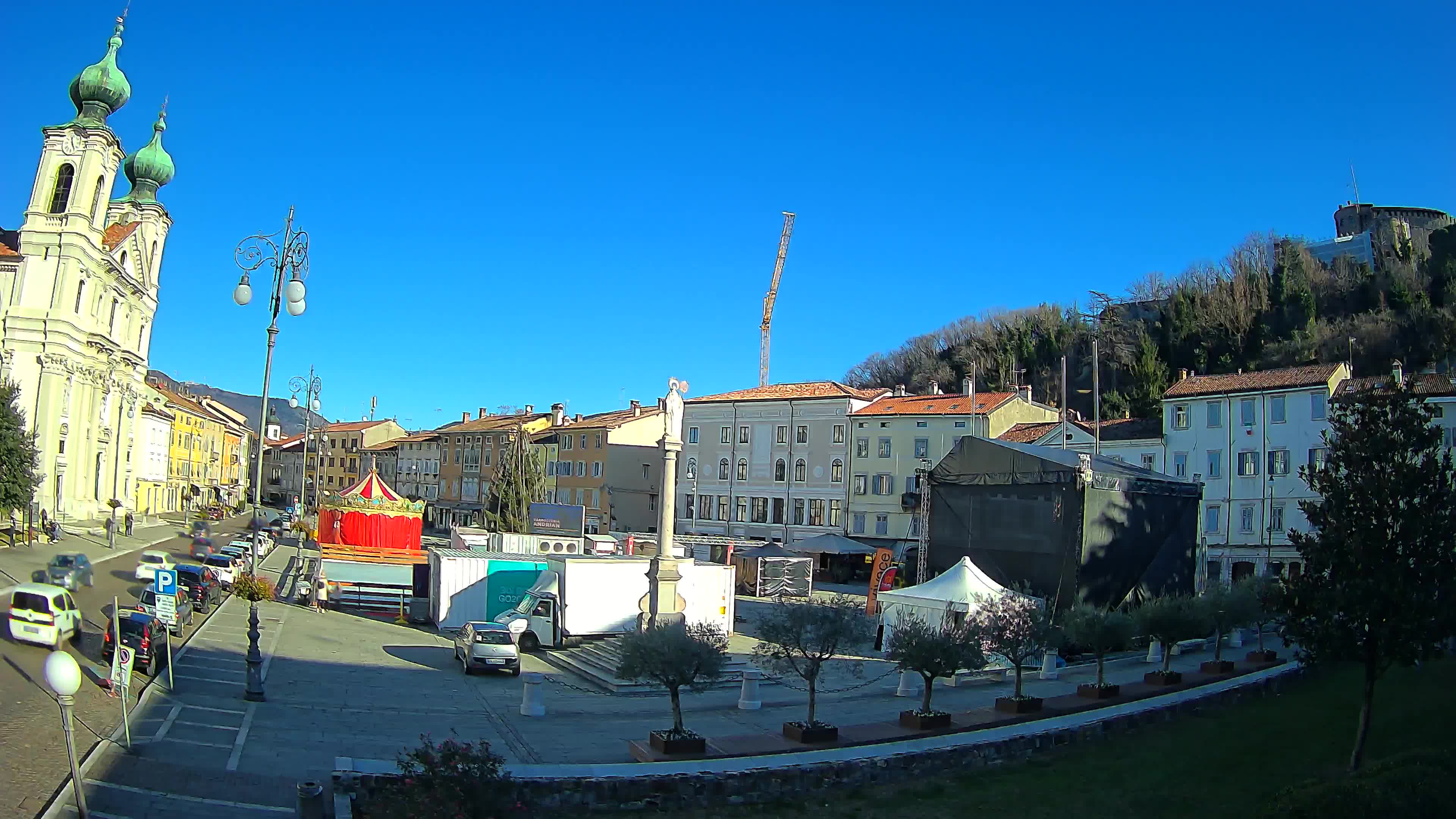 Webcam Gorizia Piazza della Vittoria e Duomo di S. Ignazio