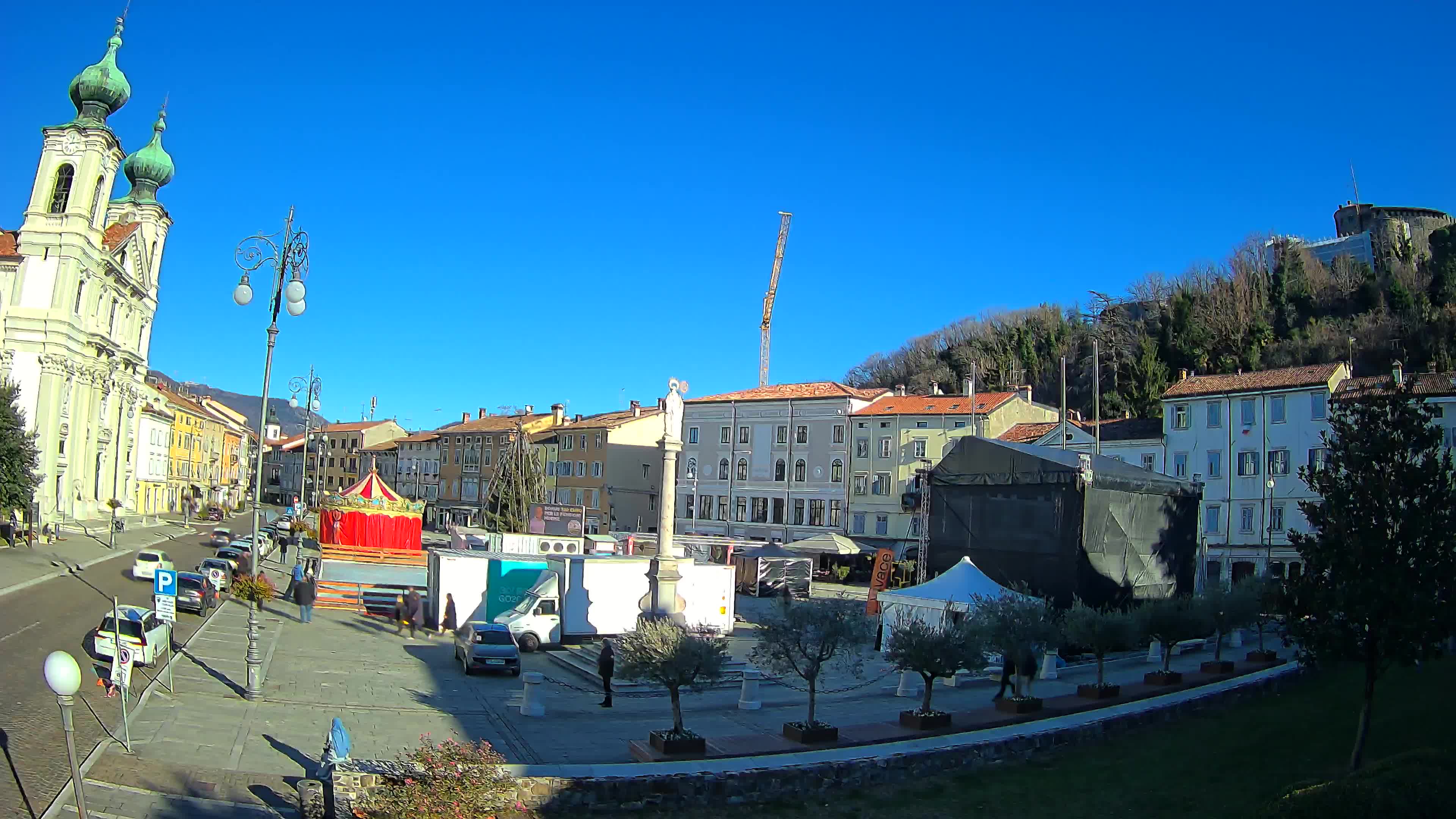 Webcam Gorizia Vittoria square – Cathedral of st. Ignazio