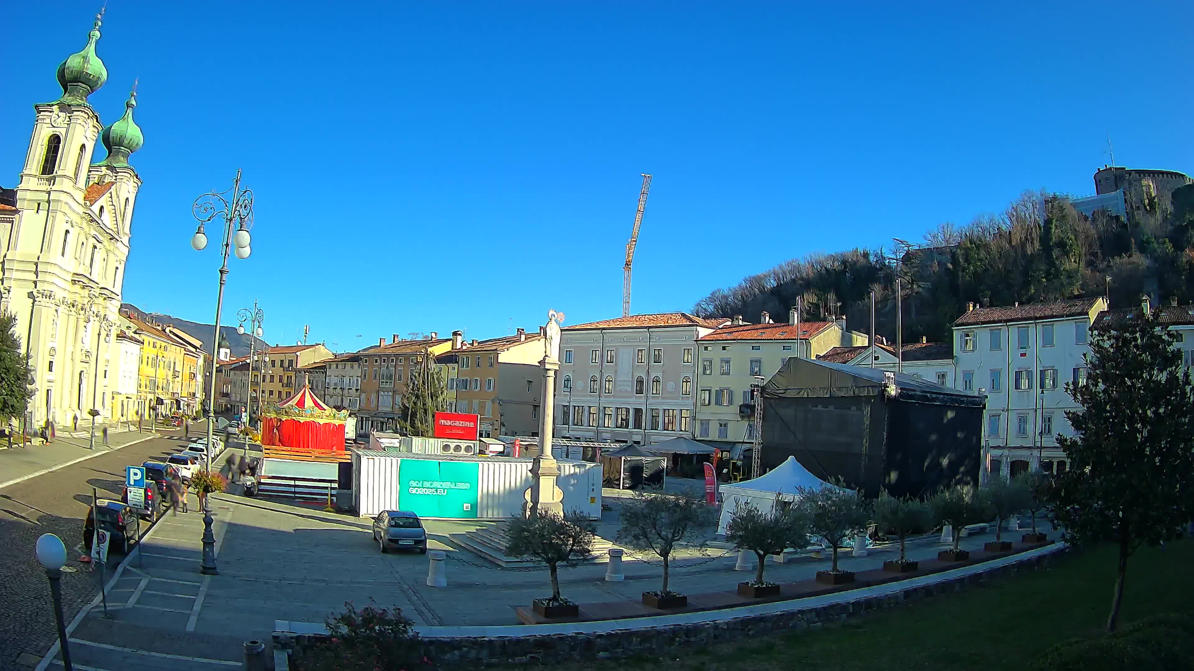 Webcam Gorizia Piazza della Vittoria e Duomo di S. Ignazio