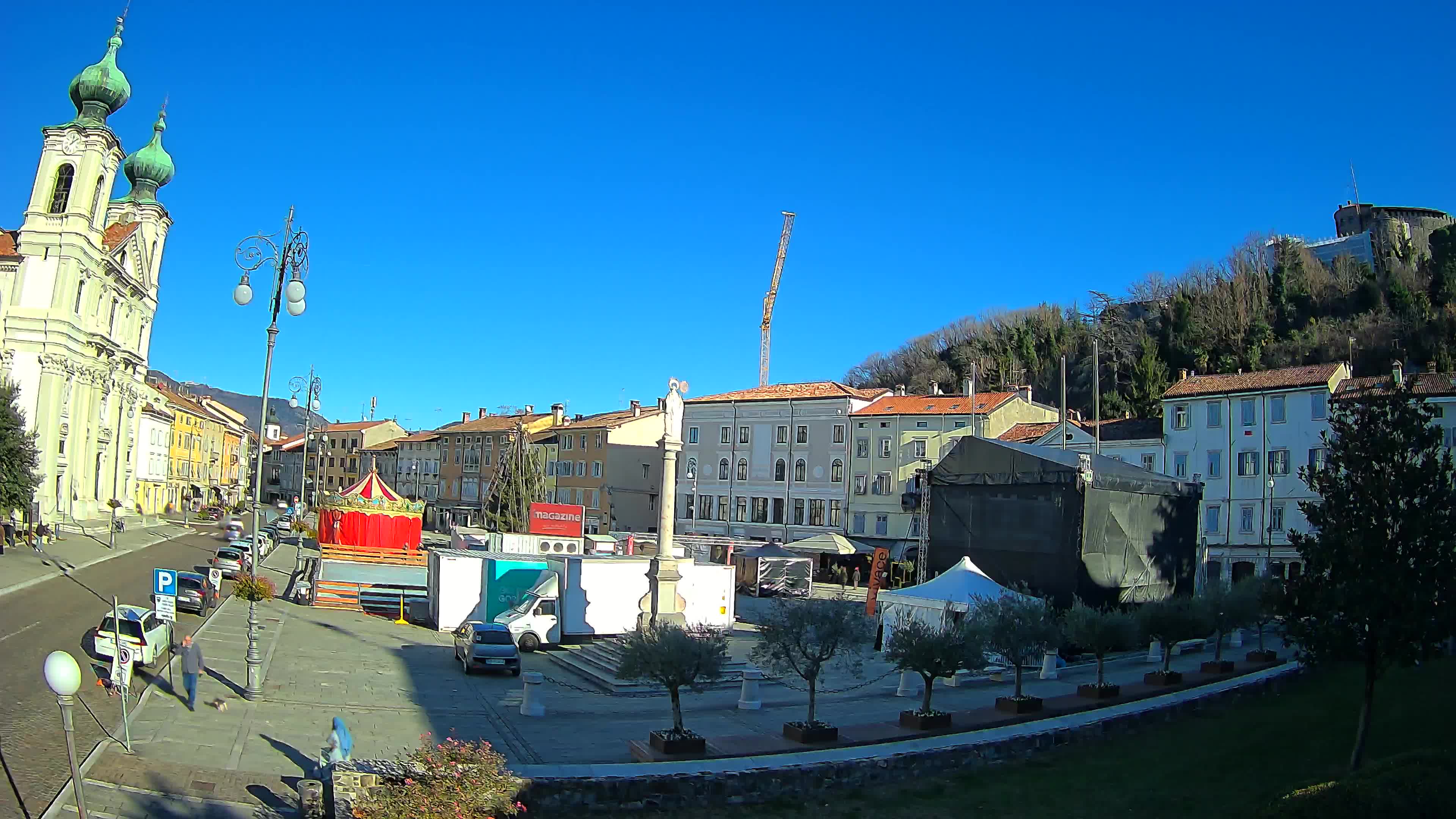 Webcam Gorizia Vittoria square – Cathedral of st. Ignazio