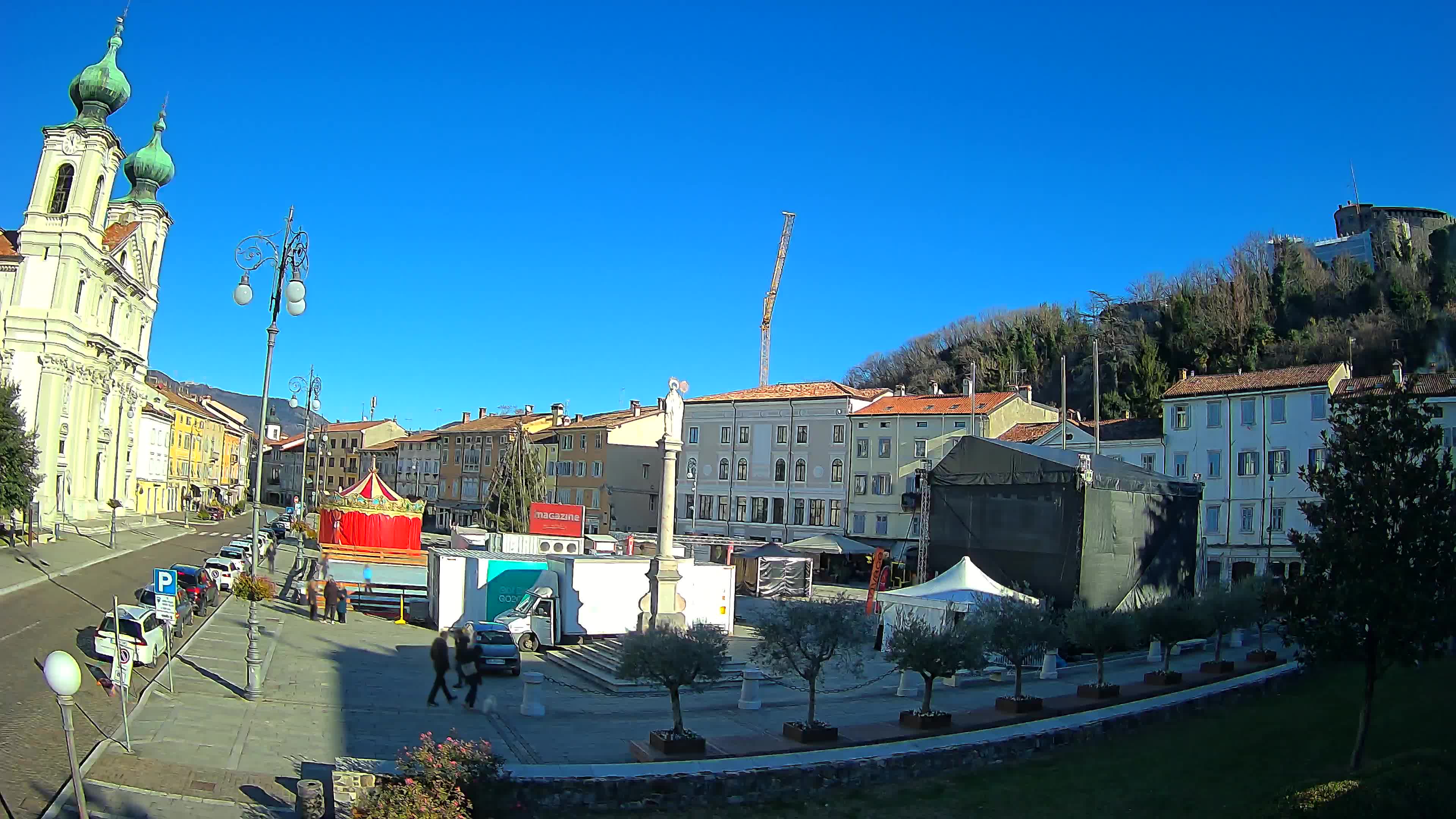 Webcam Gorizia Piazza della Vittoria e Duomo di S. Ignazio