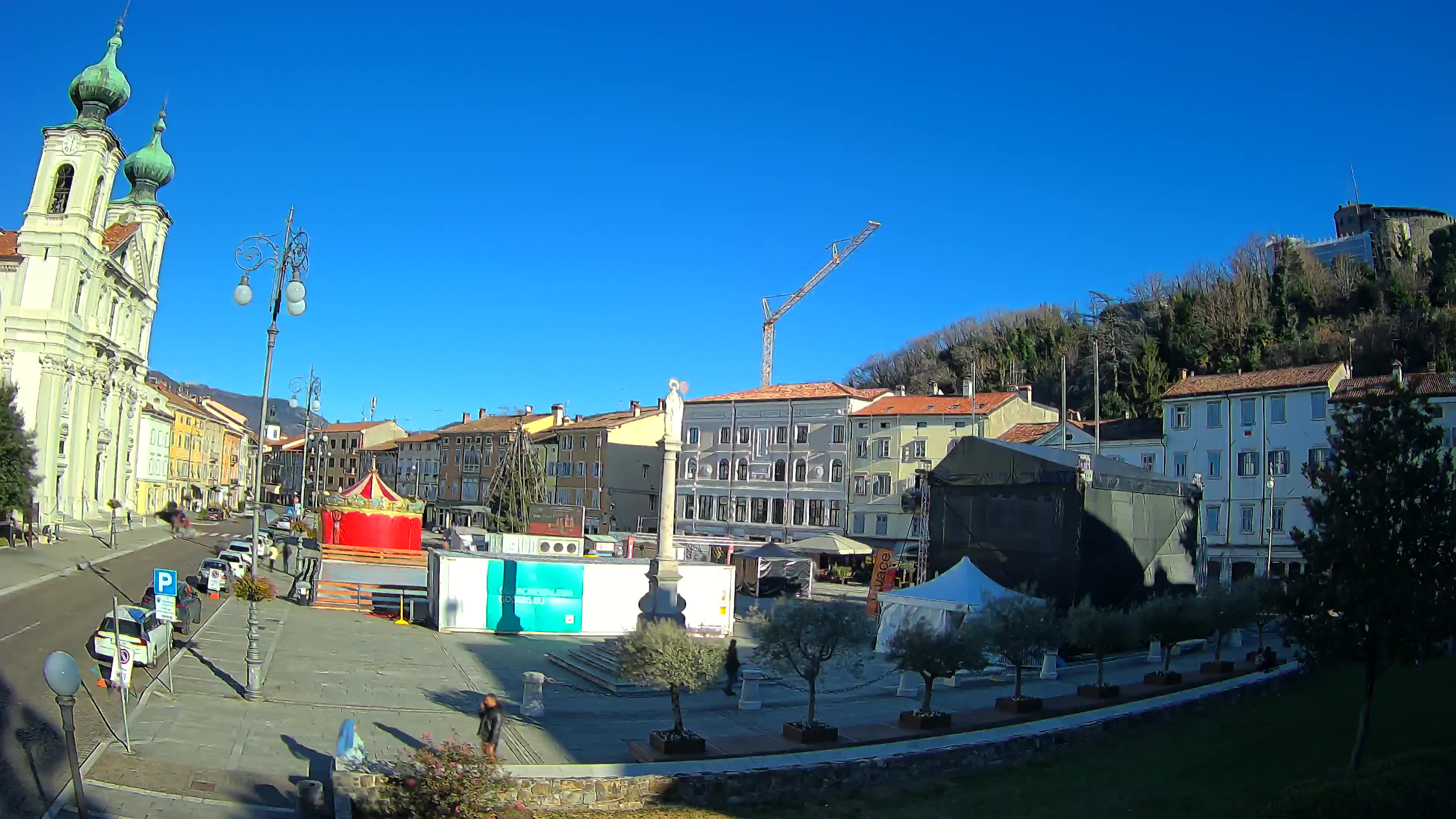 Webcam Gorizia Piazza della Vittoria e Duomo di S. Ignazio