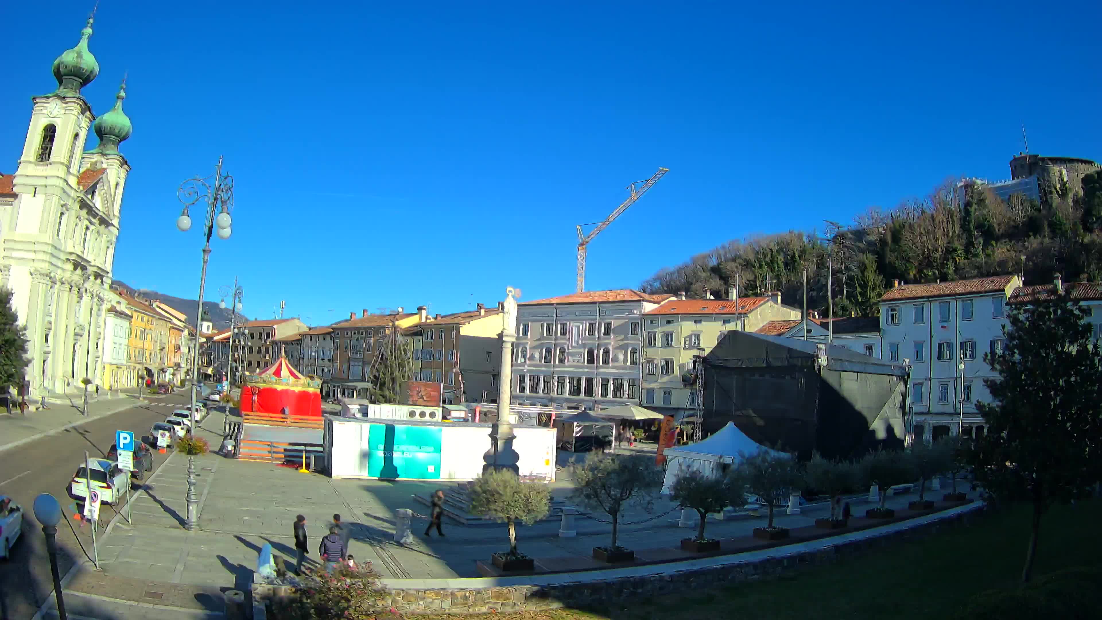 Webcam Gorizia Piazza della Vittoria e Duomo di S. Ignazio