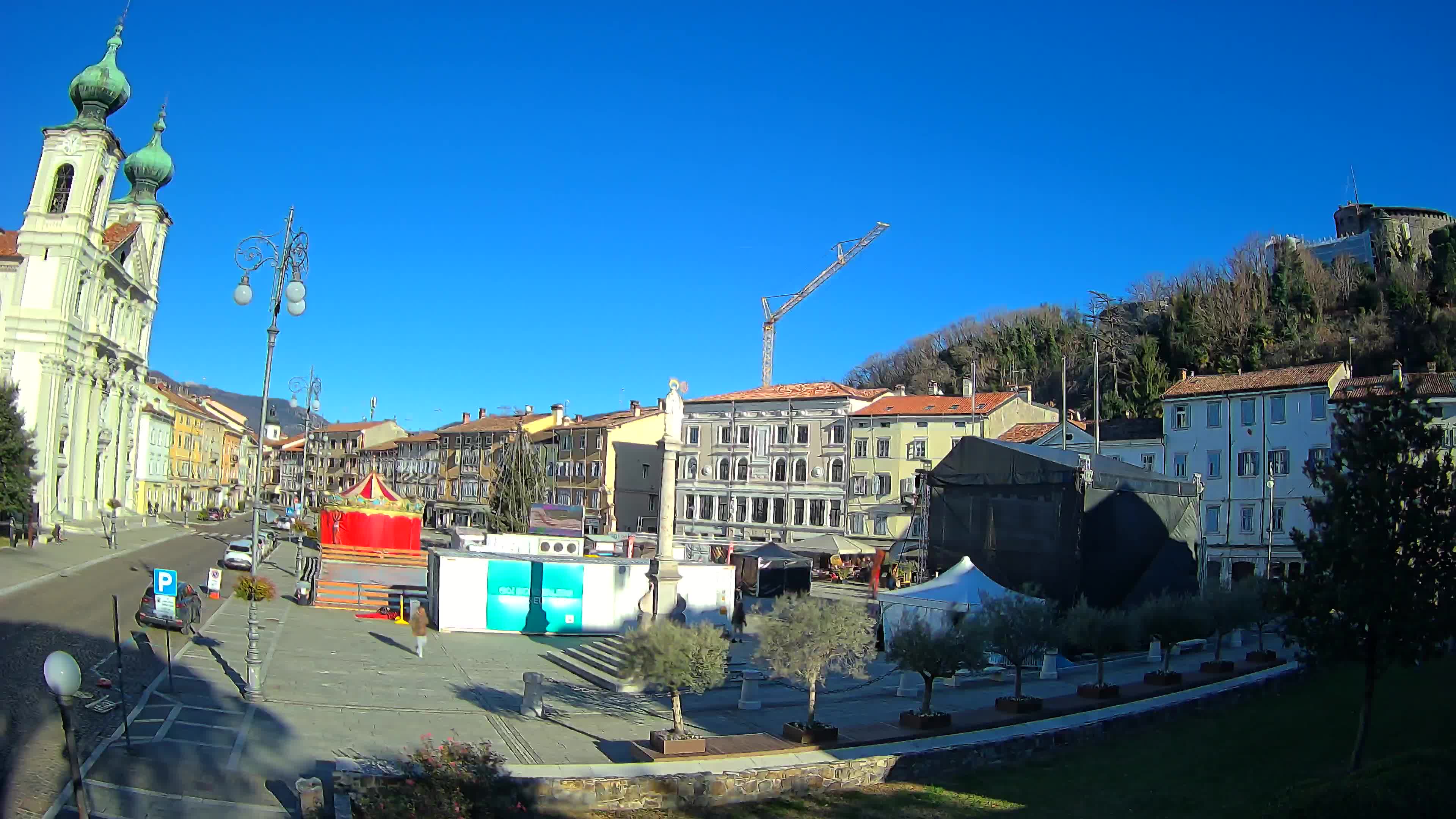 Webcam Gorizia Piazza della Vittoria e Duomo di S. Ignazio