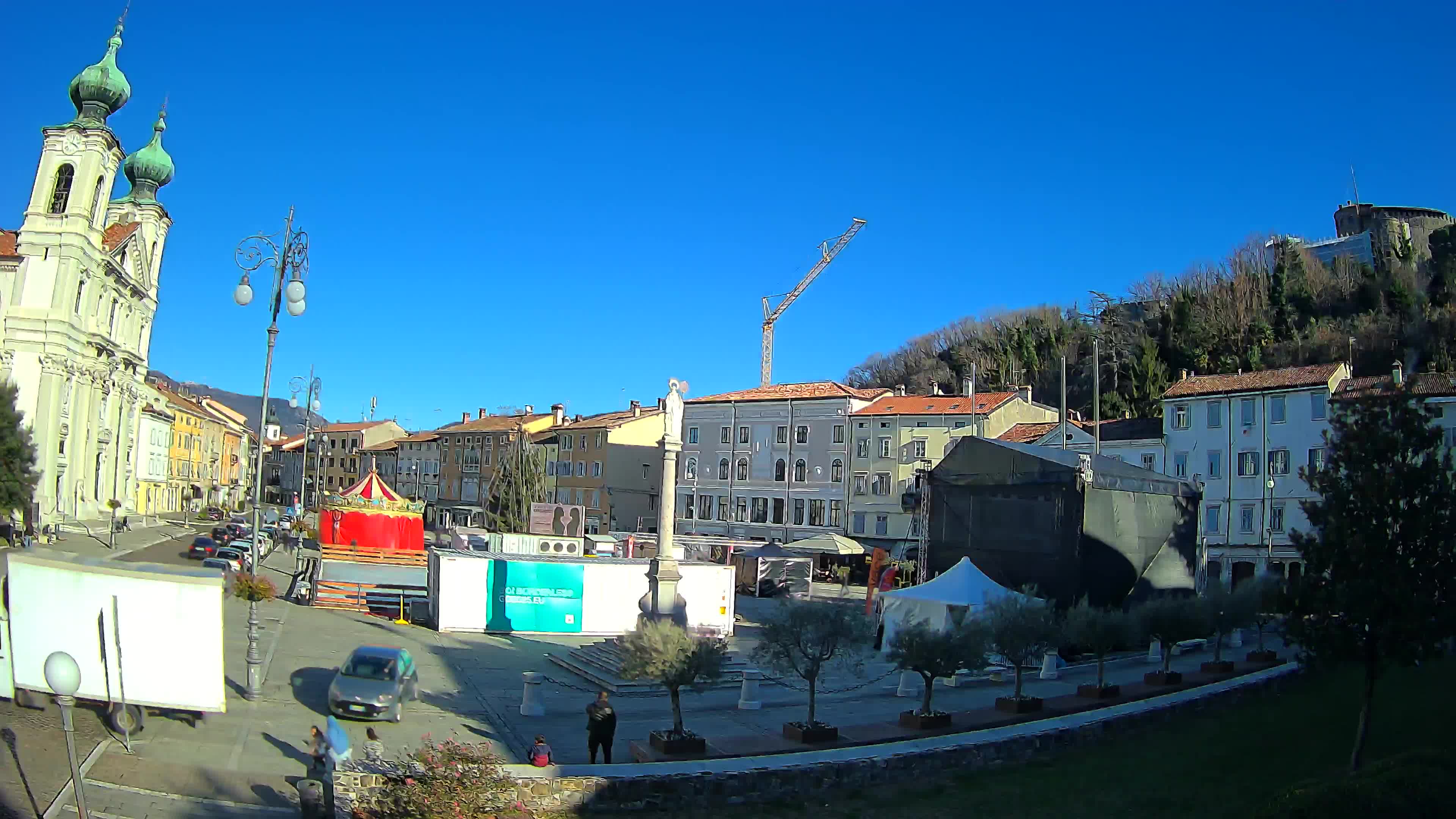 Webcam Gorizia Vittoria square – Cathedral of st. Ignazio