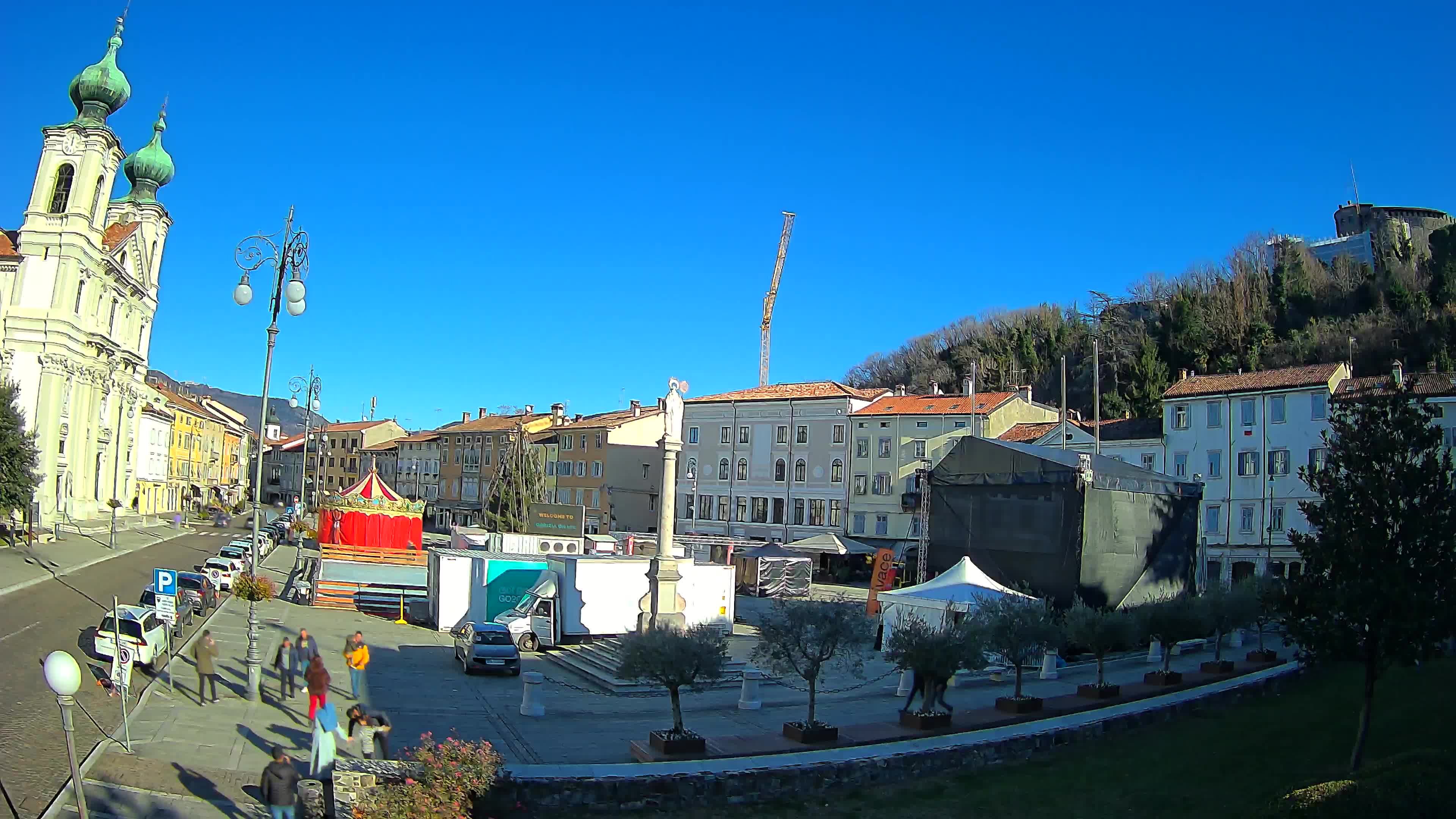 Gorizia – Plaza Vittoria – Catedral de San Pedro. Ignacio