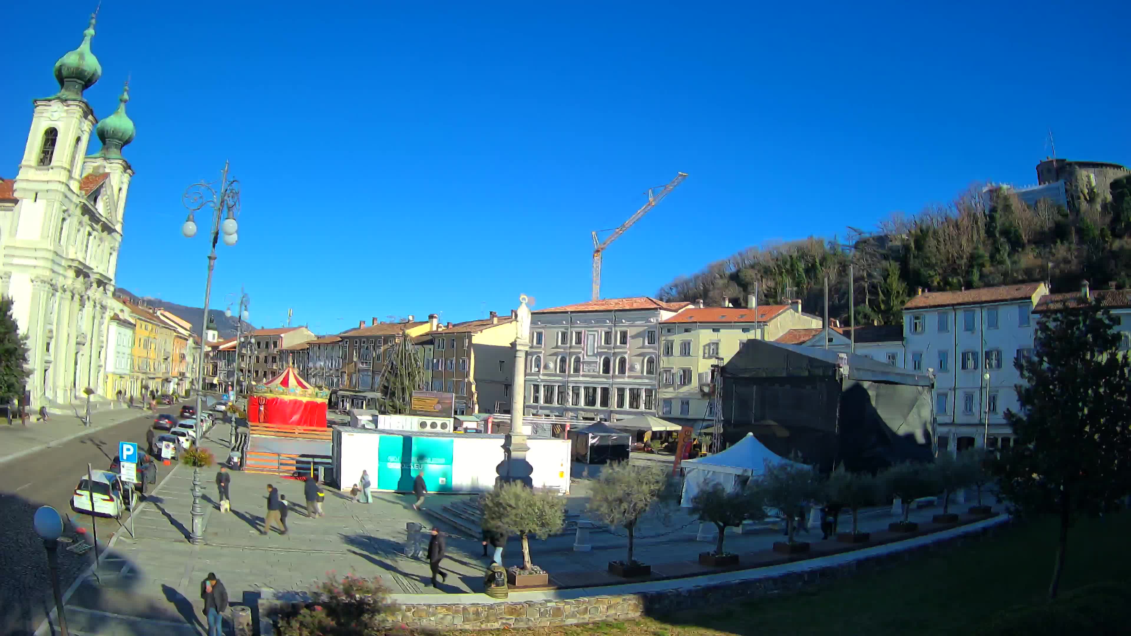 Webcam Gorizia Piazza della Vittoria e Duomo di S. Ignazio