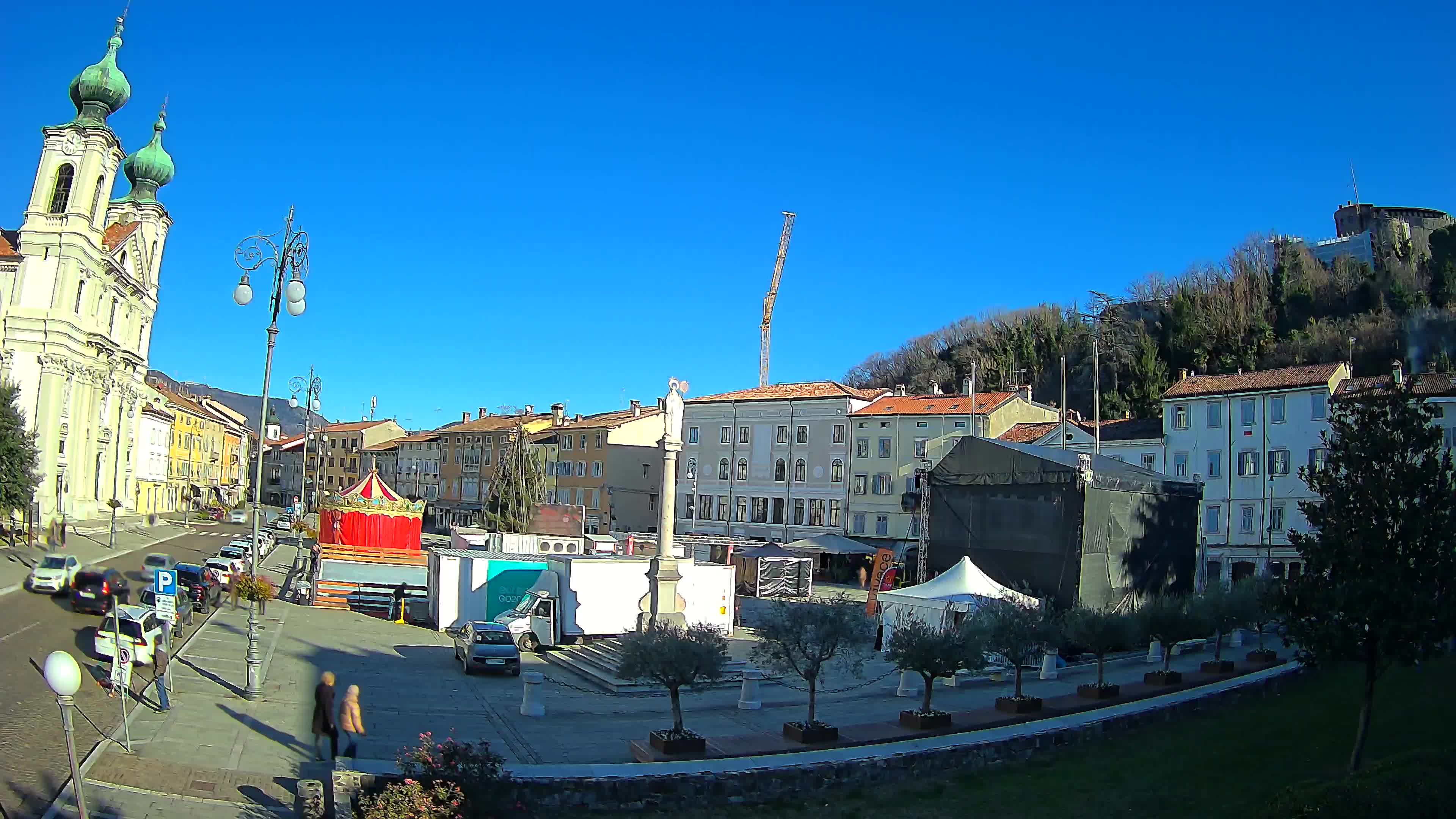 Webcam Gorizia Piazza della Vittoria e Duomo di S. Ignazio