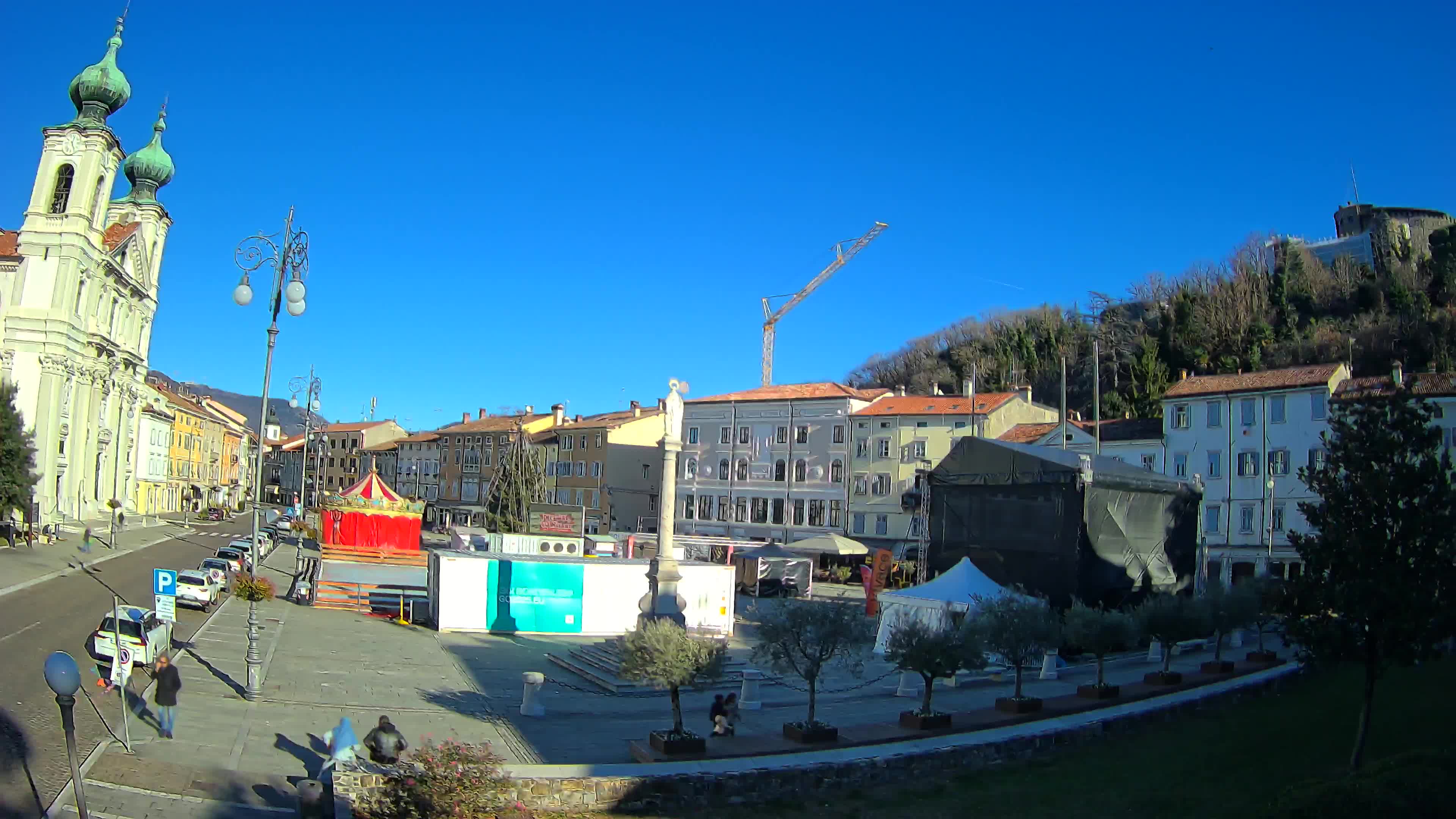 Webcam Gorizia Vittoria square – Cathedral of st. Ignazio