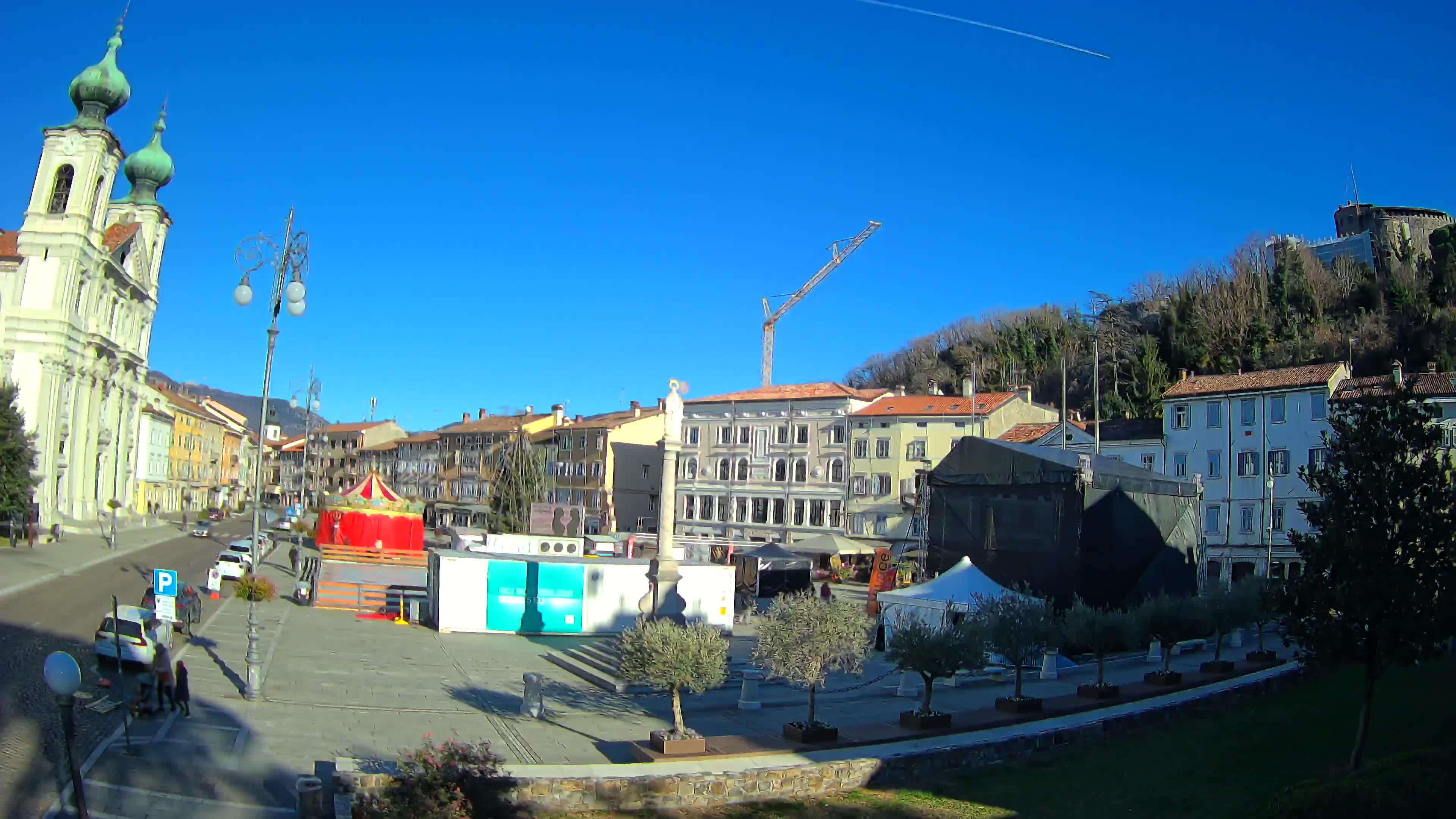 Webcam Gorizia Piazza della Vittoria e Duomo di S. Ignazio