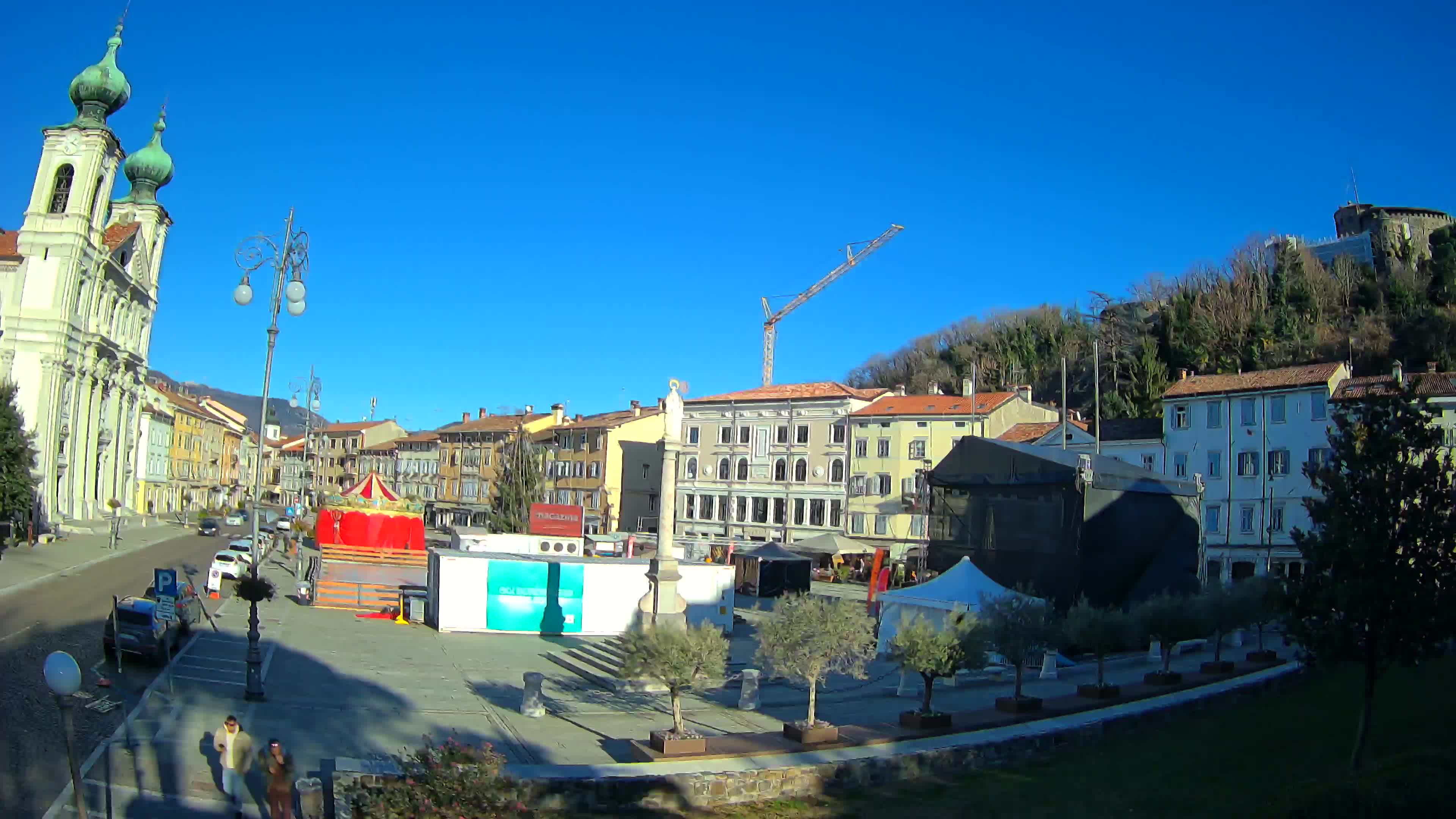 Webcam Gorizia Piazza della Vittoria e Duomo di S. Ignazio