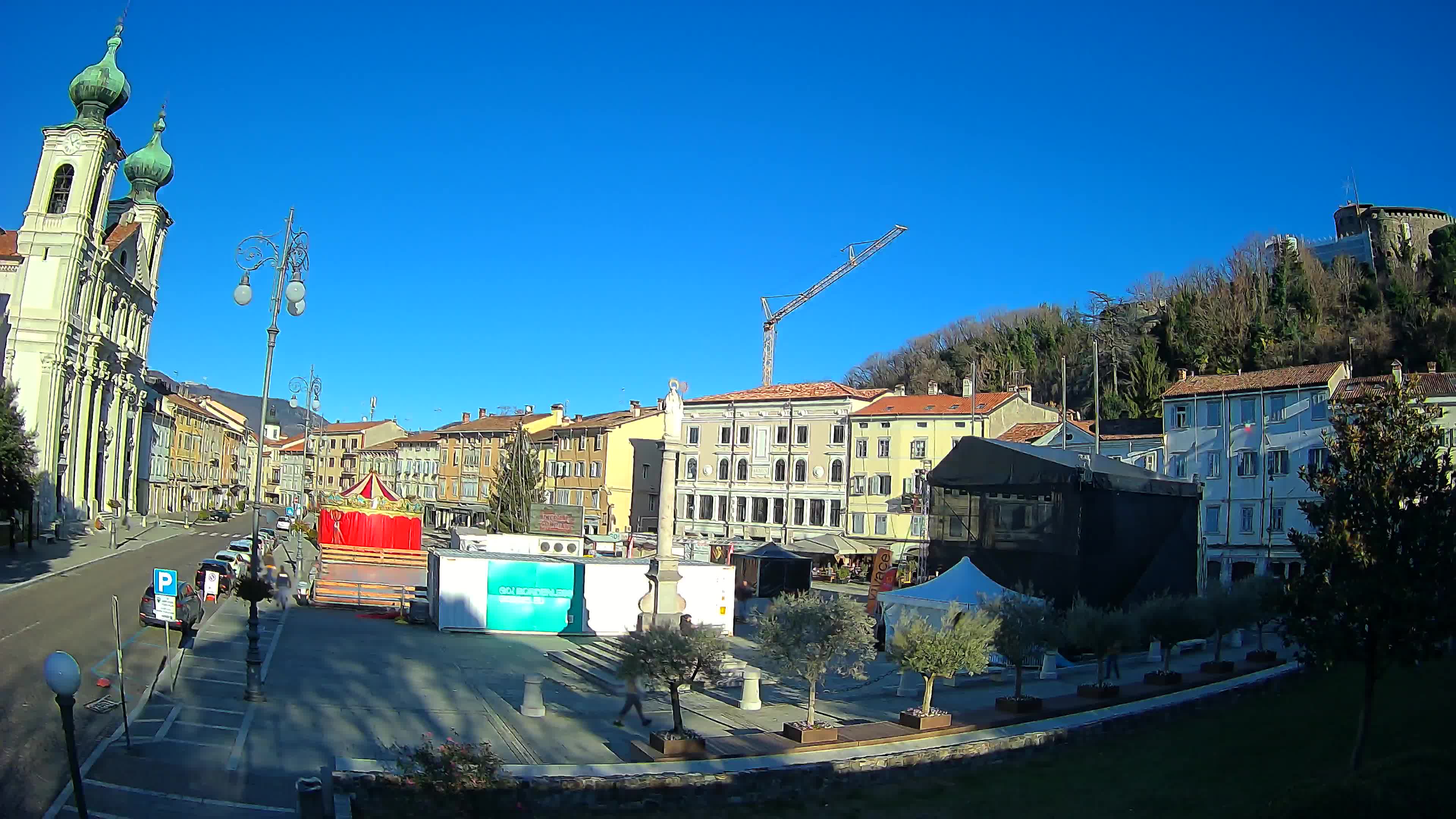 Webcam Gorizia Piazza della Vittoria e Duomo di S. Ignazio