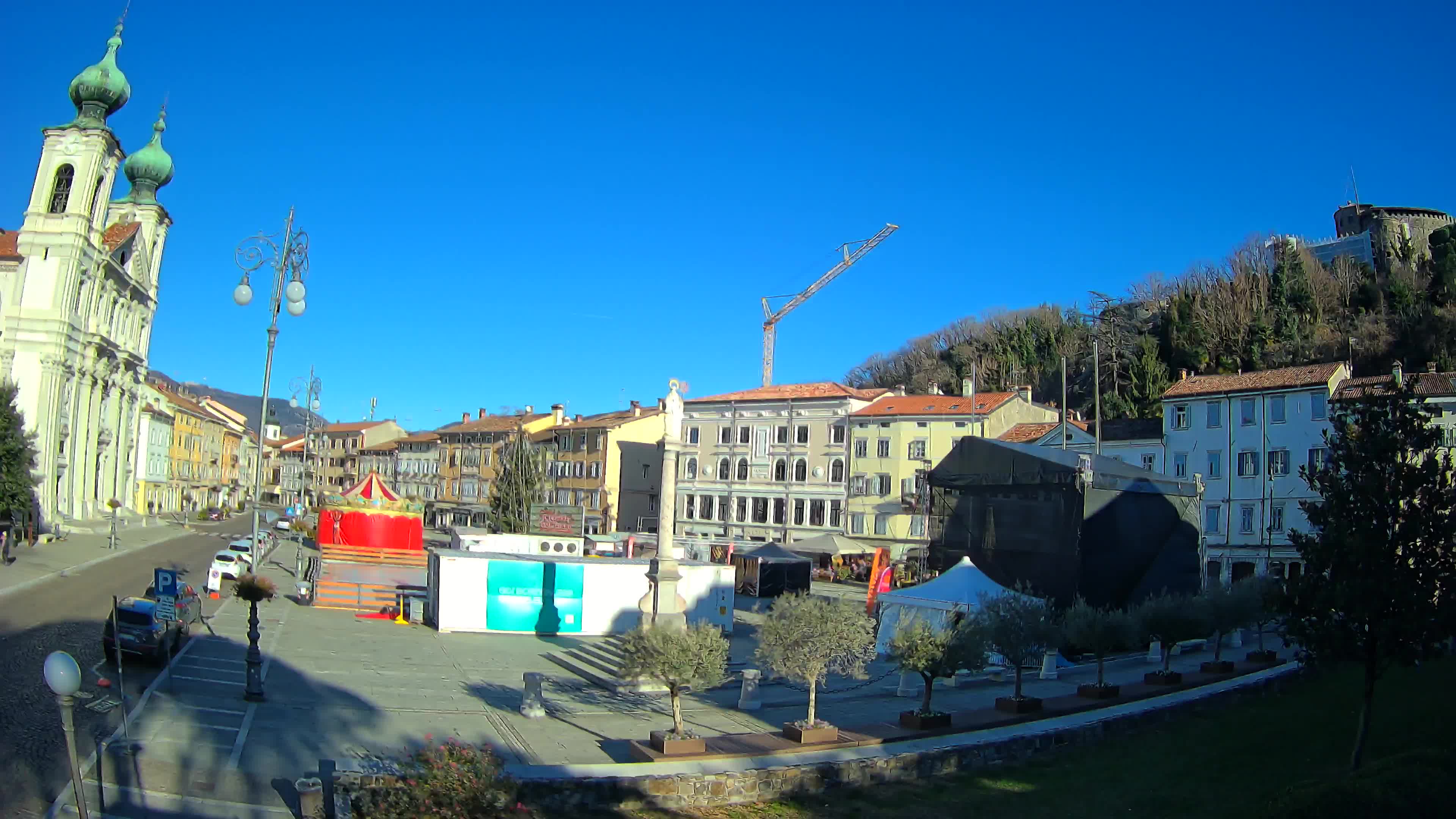 Webcam Gorizia Piazza della Vittoria e Duomo di S. Ignazio