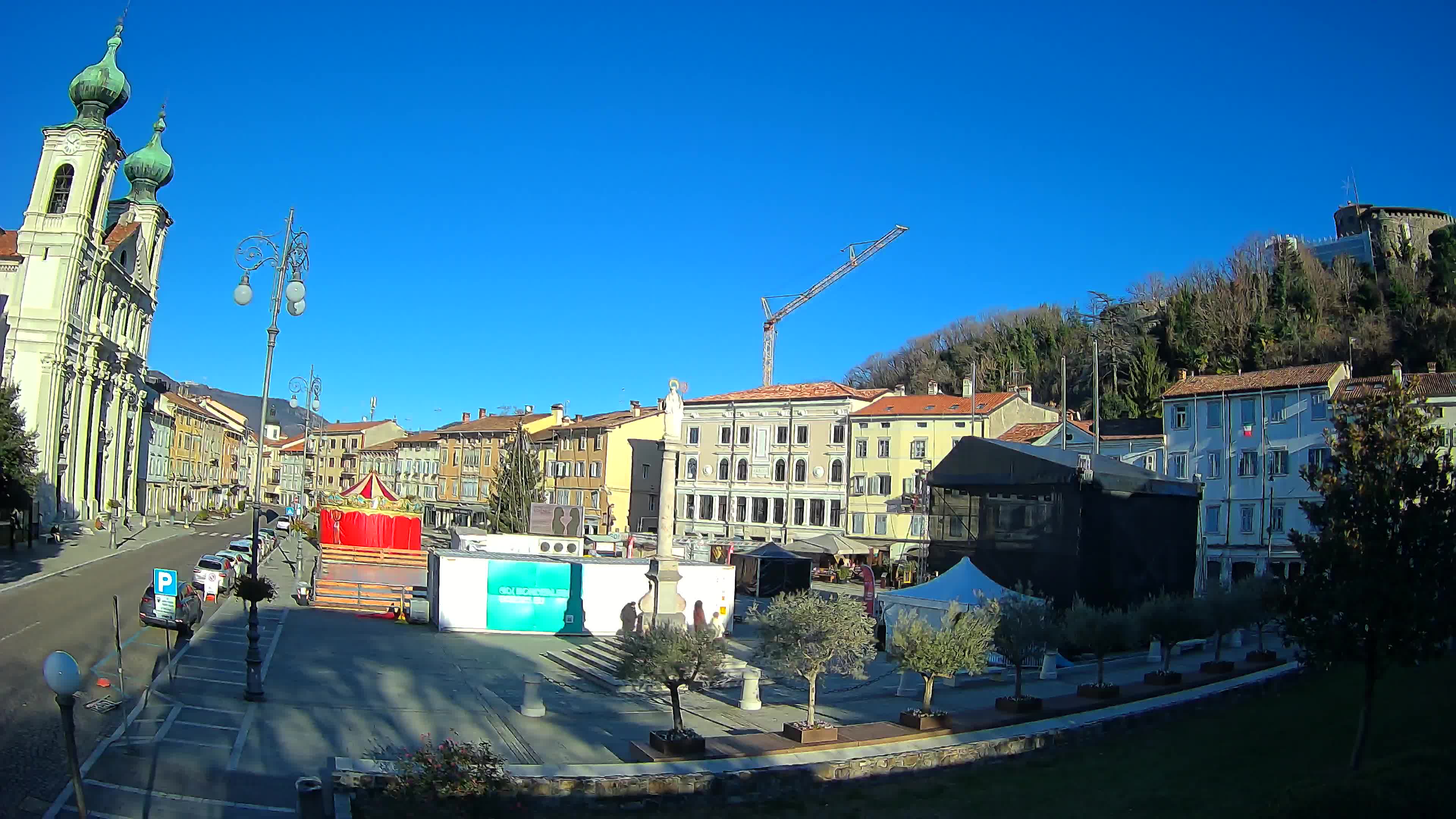 Webcam Gorizia Vittoria square – Cathedral of st. Ignazio