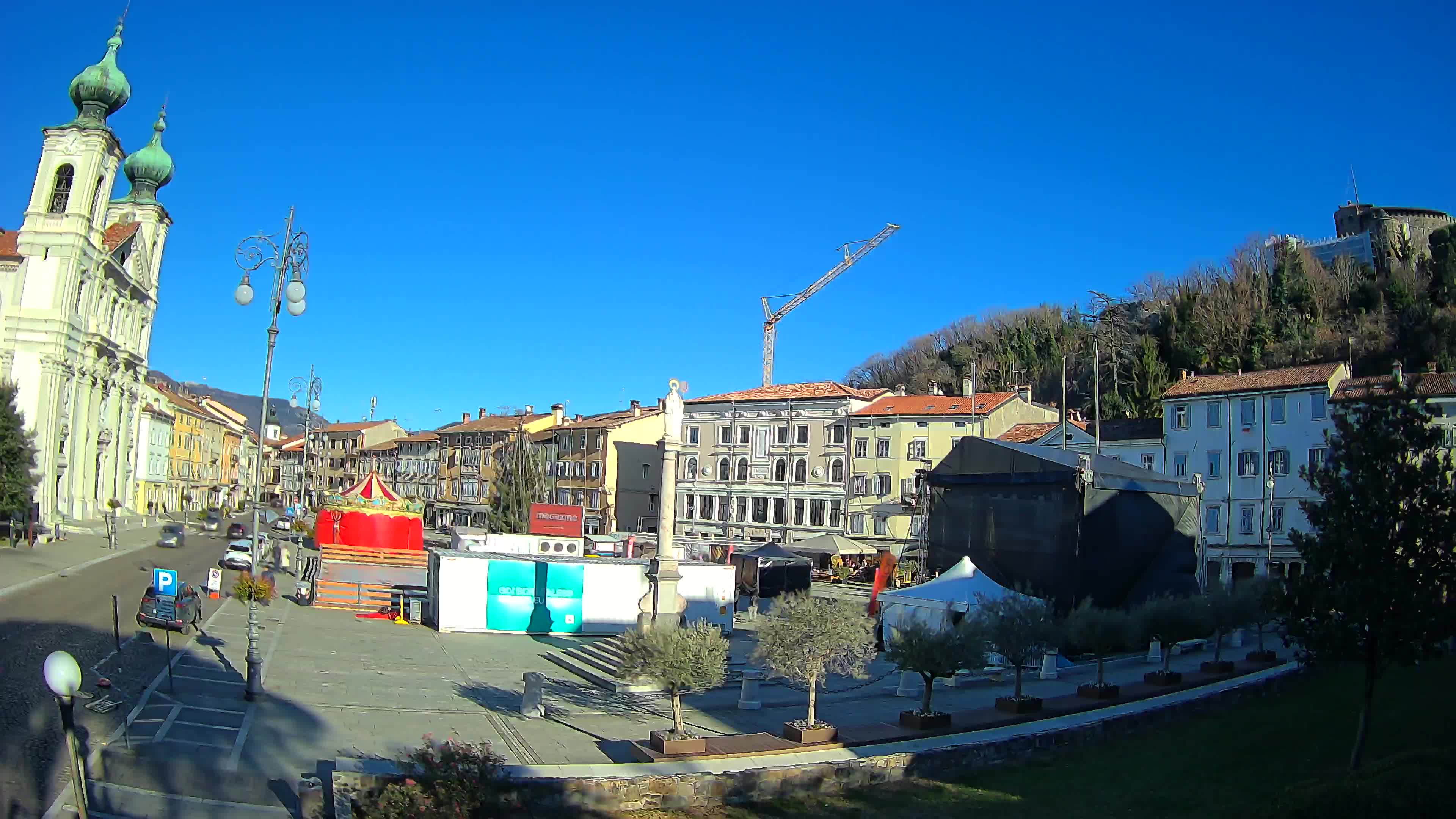 Webcam Gorizia Vittoria square – Cathedral of st. Ignazio