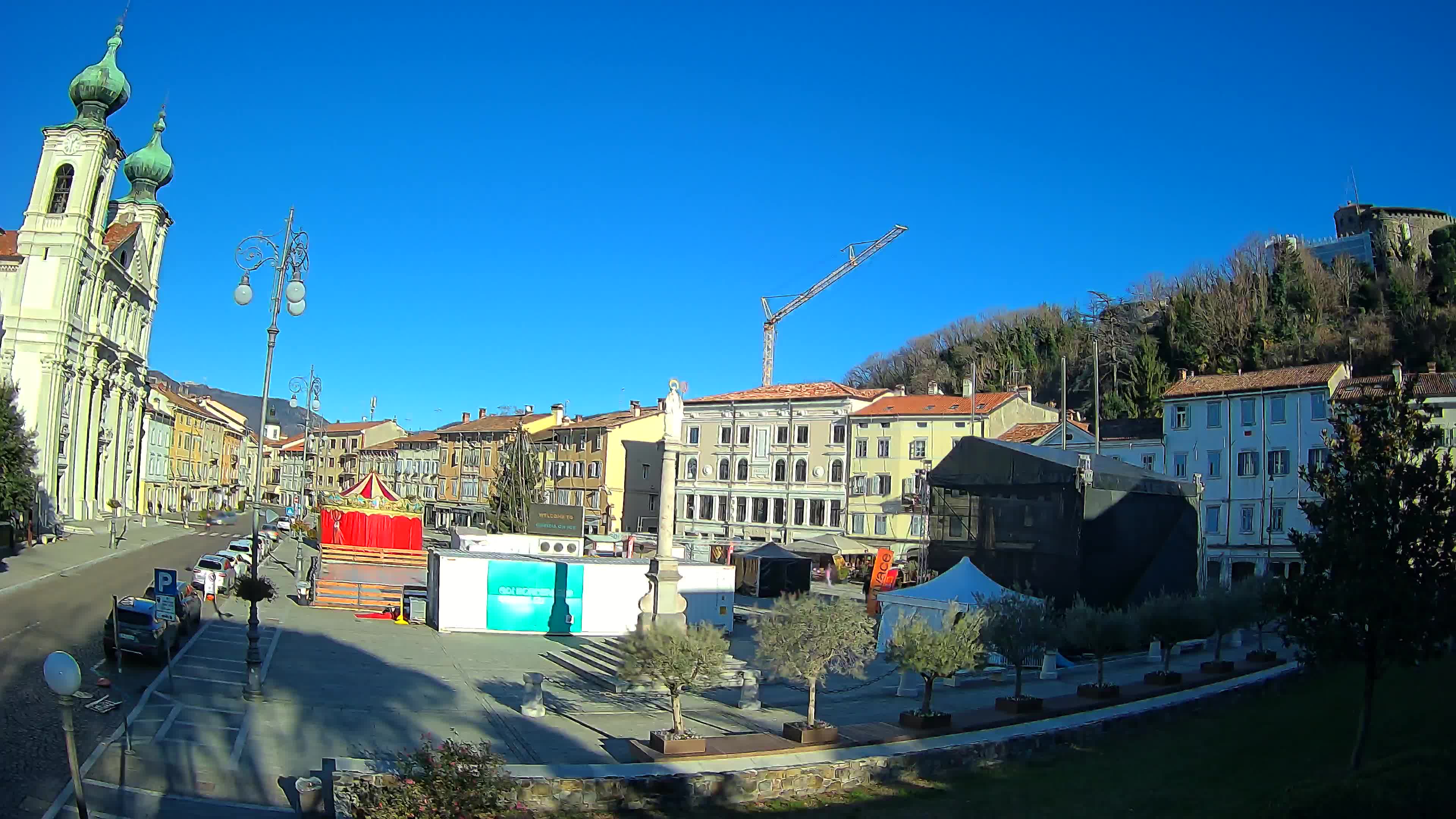 Webcam Gorizia Vittoria square – Cathedral of st. Ignazio