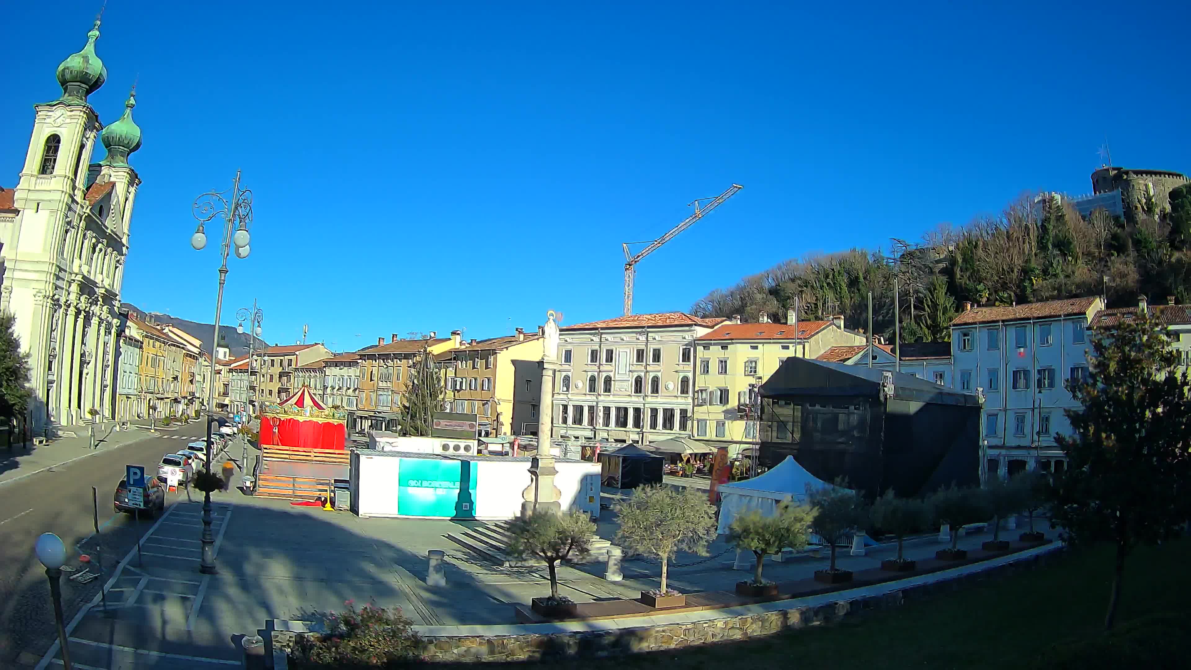 Webcam Gorizia Vittoria square – Cathedral of st. Ignazio