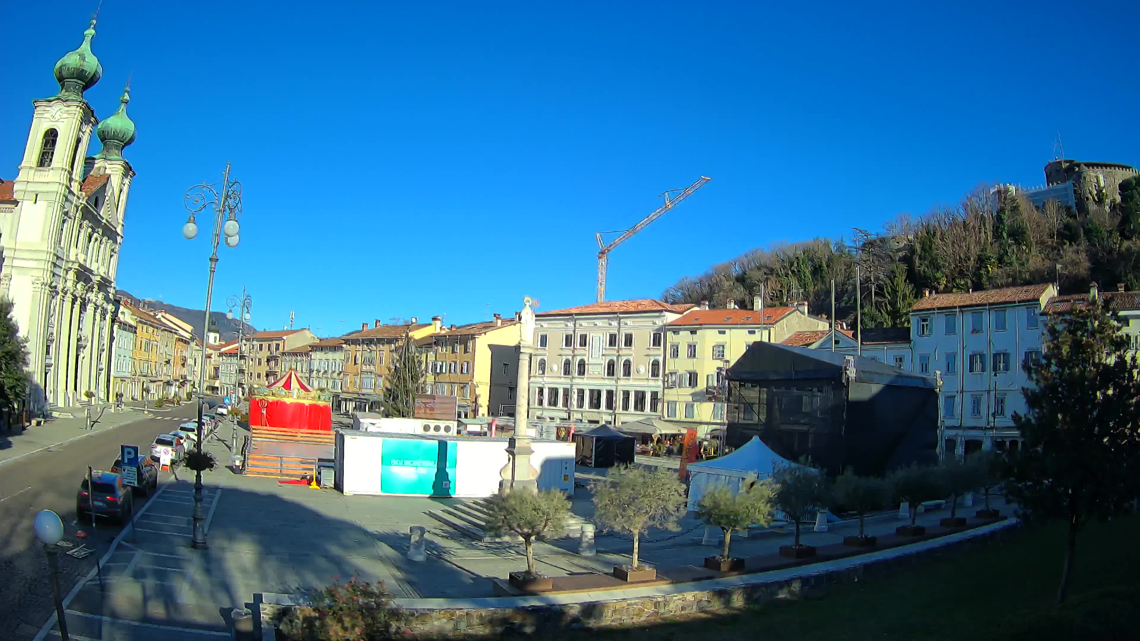 Webcam Gorizia Vittoria square – Cathedral of st. Ignazio