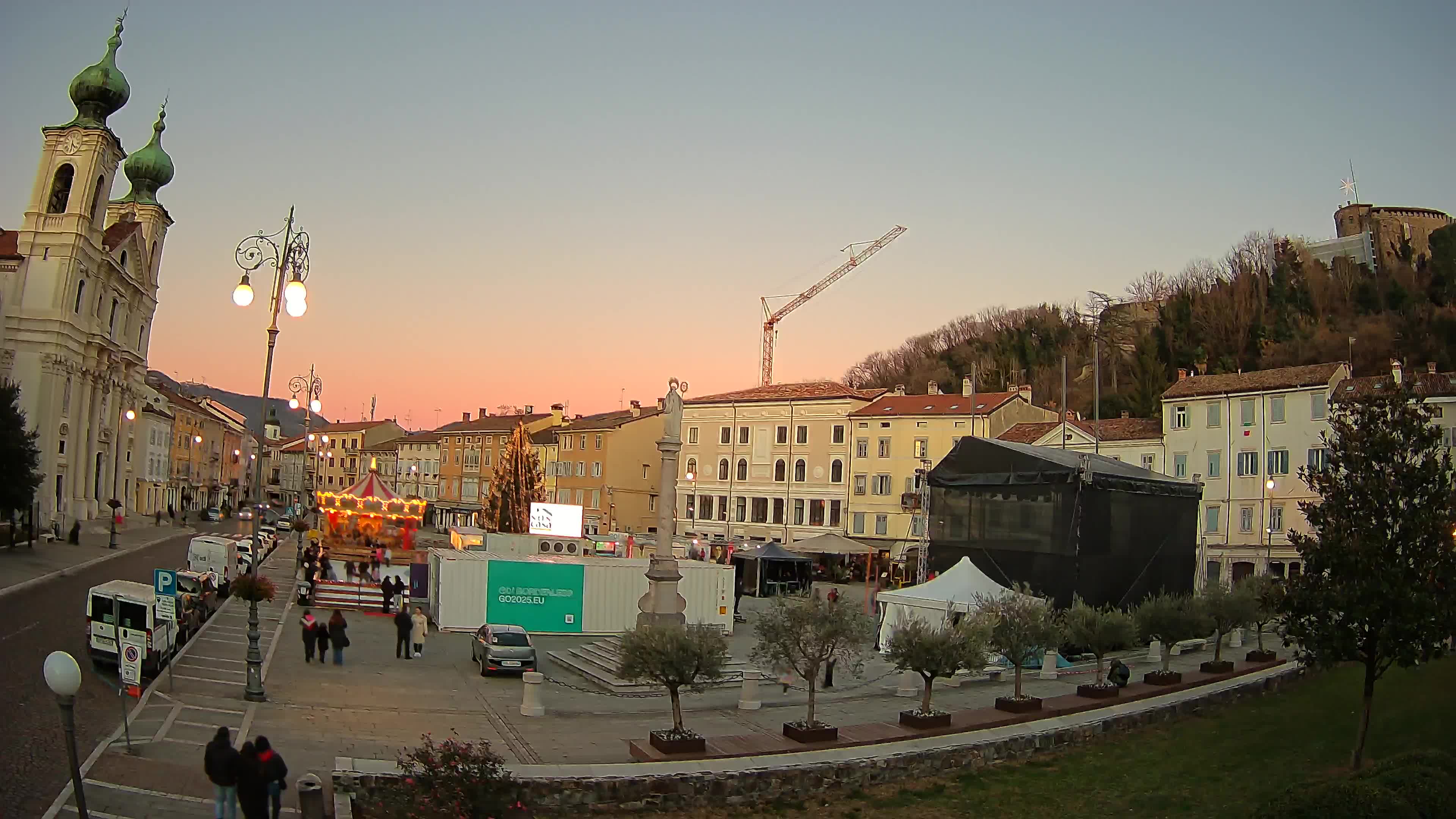 Gorizia – Place Vittoria – Cathédrale st. Ignazio