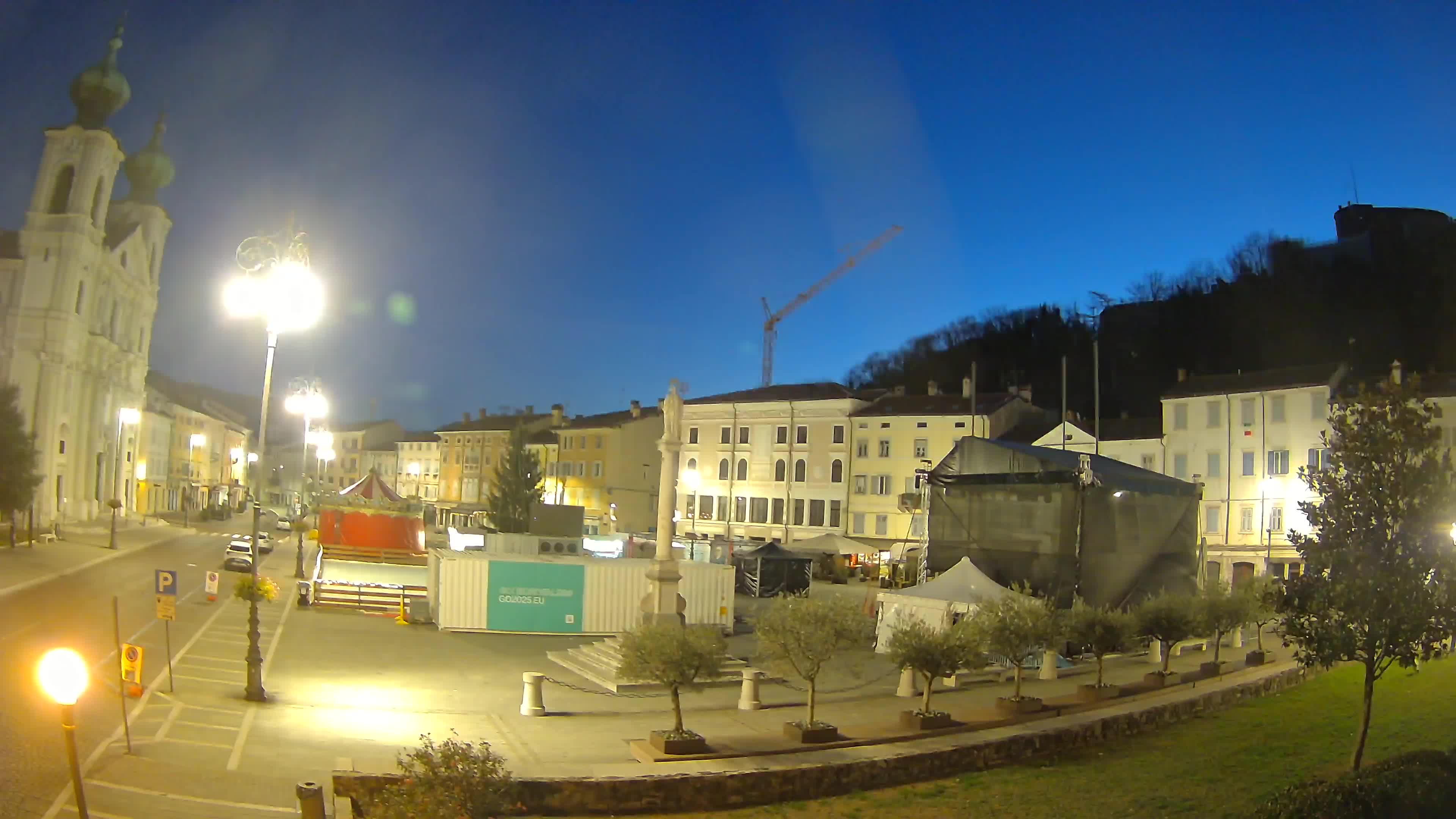 Webcam Gorizia Vittoria square – Cathedral of st. Ignazio