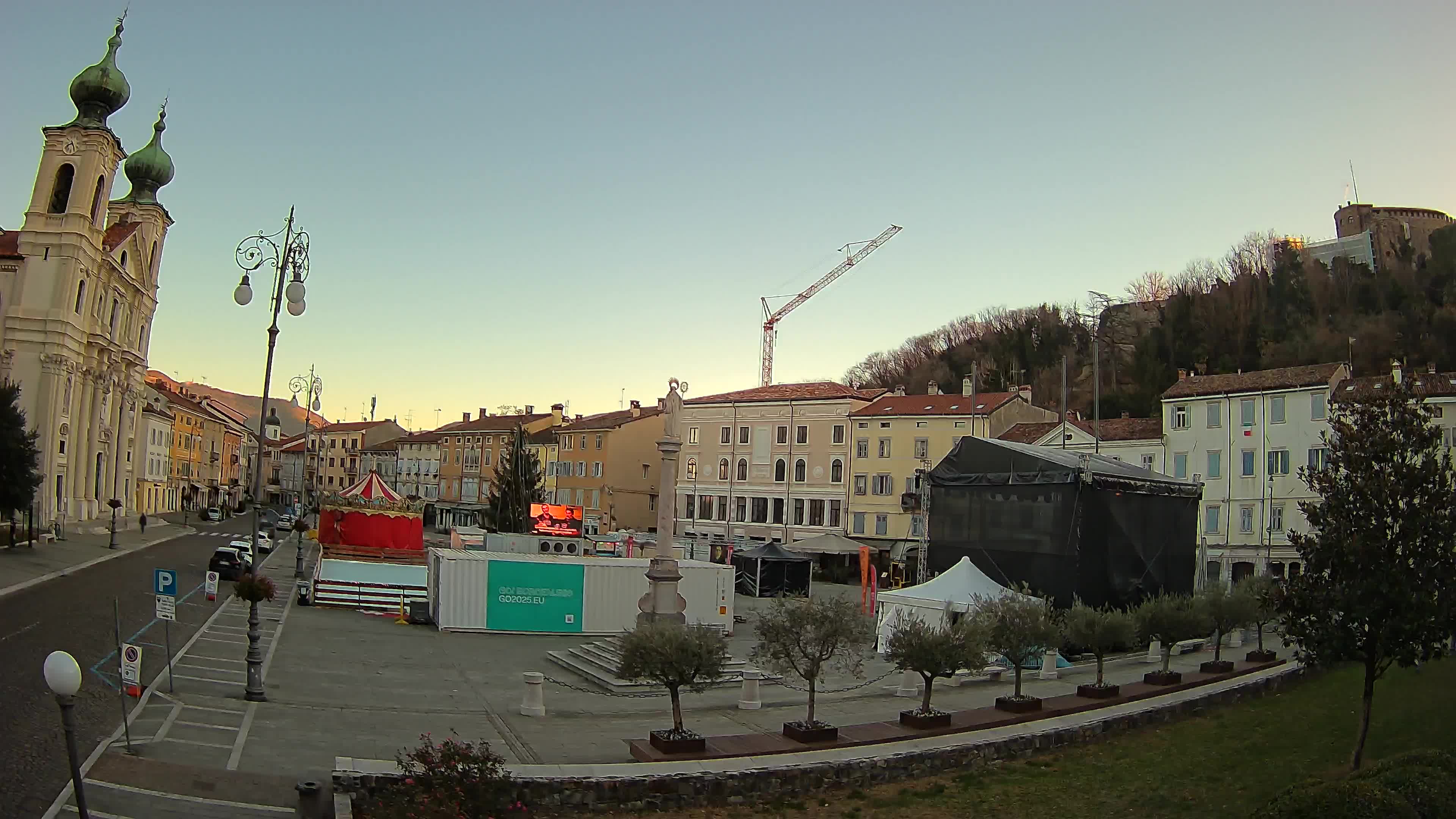 Webcam Gorizia Vittoria square – Cathedral of st. Ignazio