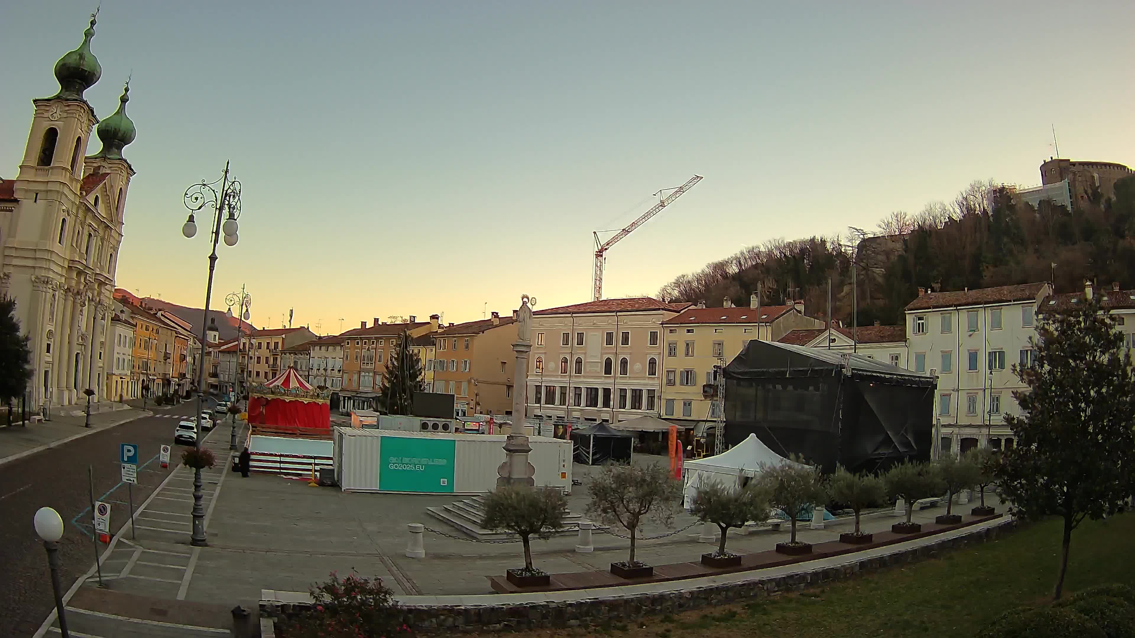 Webcam Gorizia Vittoria square – Cathedral of st. Ignazio