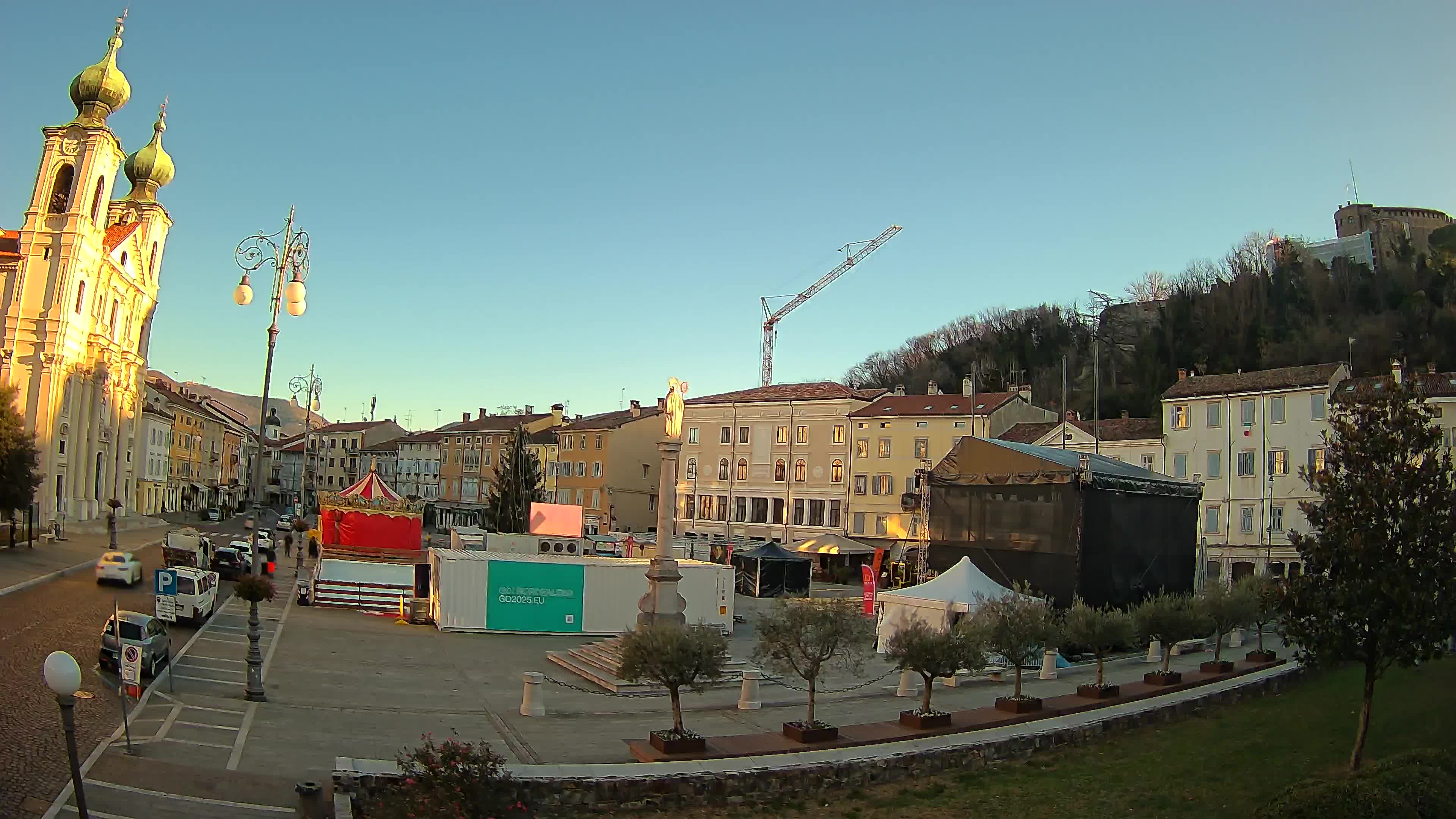 Webcam Gorizia Vittoria square – Cathedral of st. Ignazio