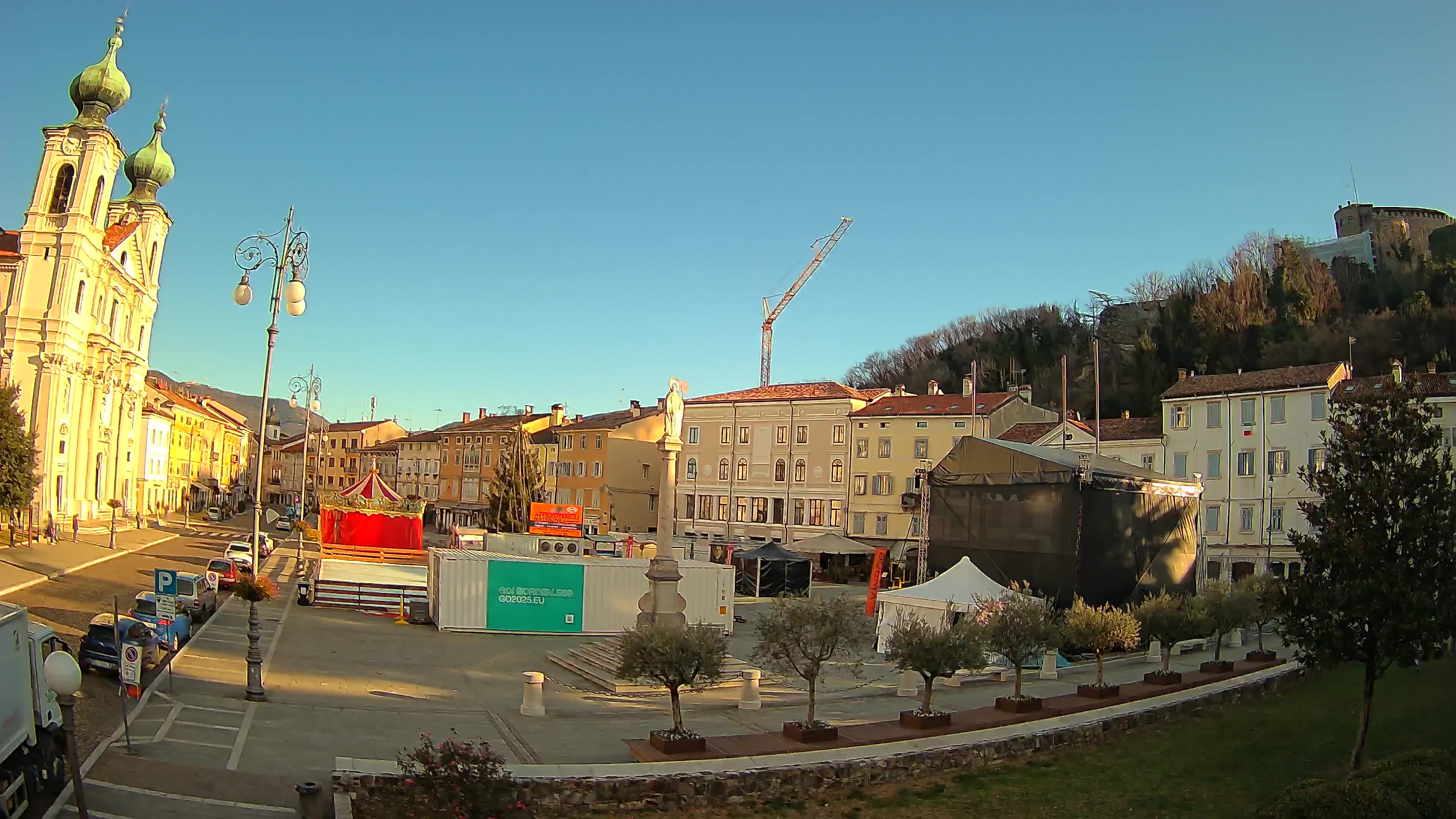 Webcam Gorizia Vittoria square – Cathedral of st. Ignazio