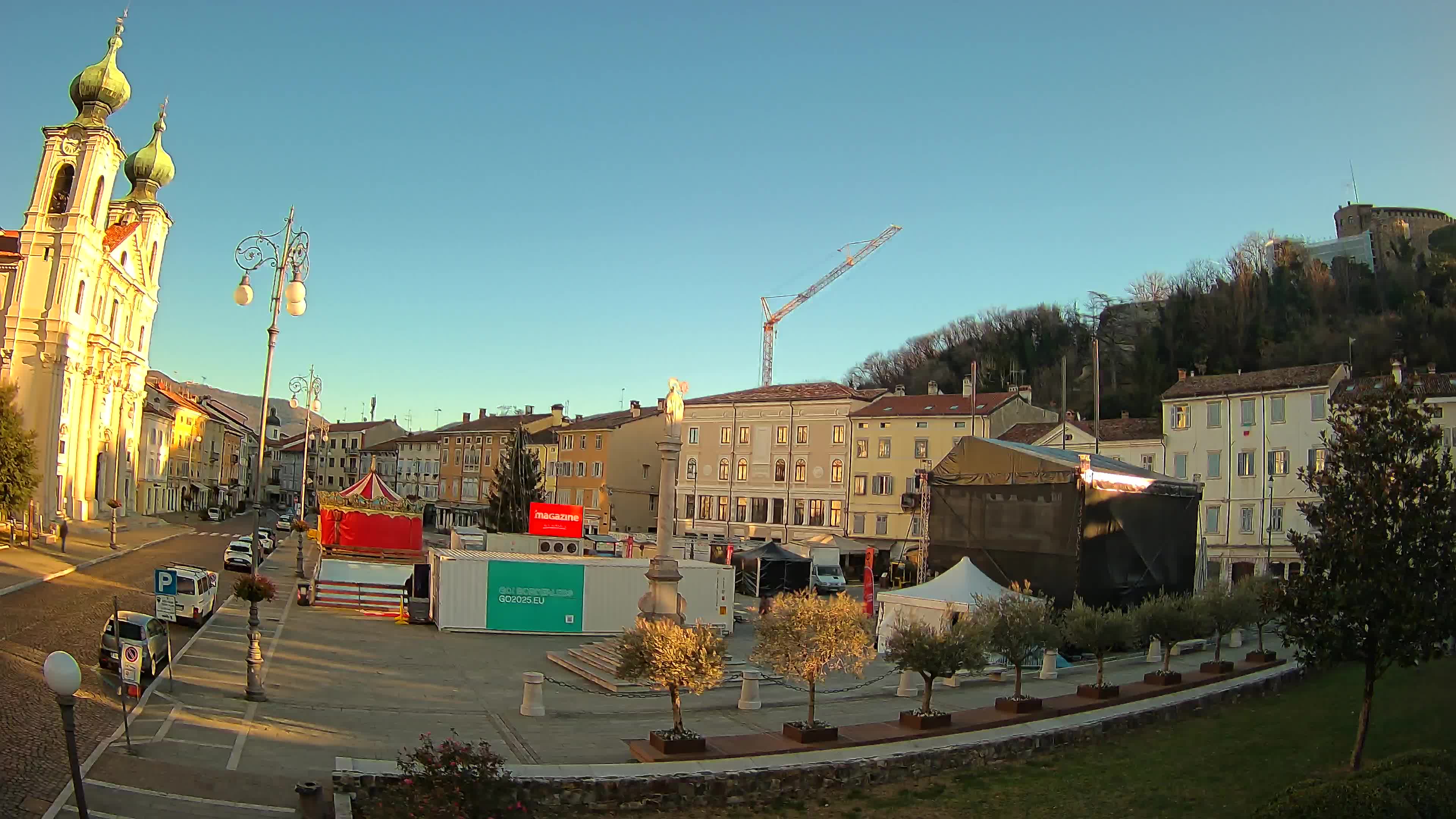 Webcam Gorizia Vittoria square – Cathedral of st. Ignazio