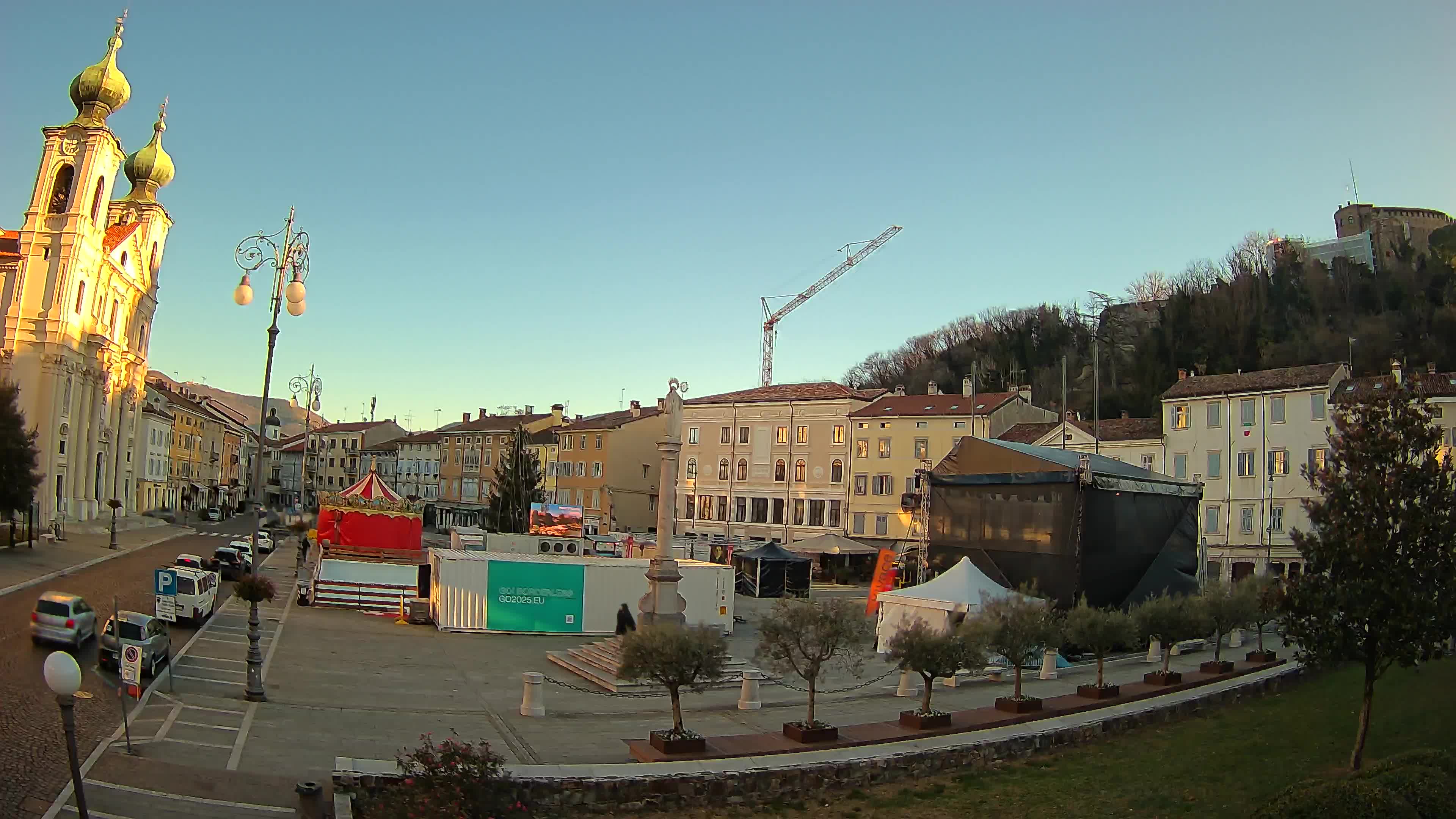 Webcam Gorizia Vittoria square – Cathedral of st. Ignazio