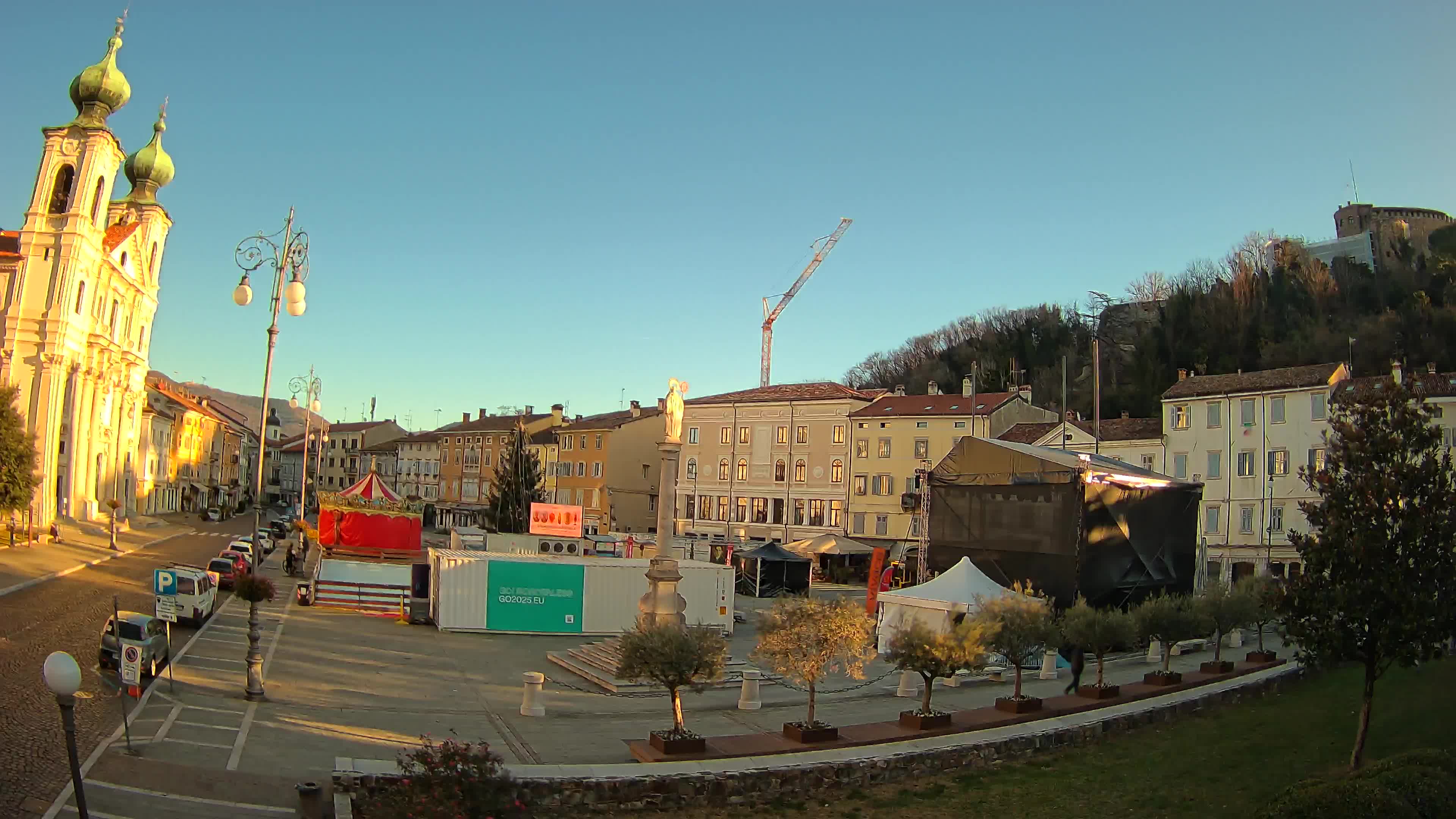 Webcam Gorizia Vittoria square – Cathedral of st. Ignazio