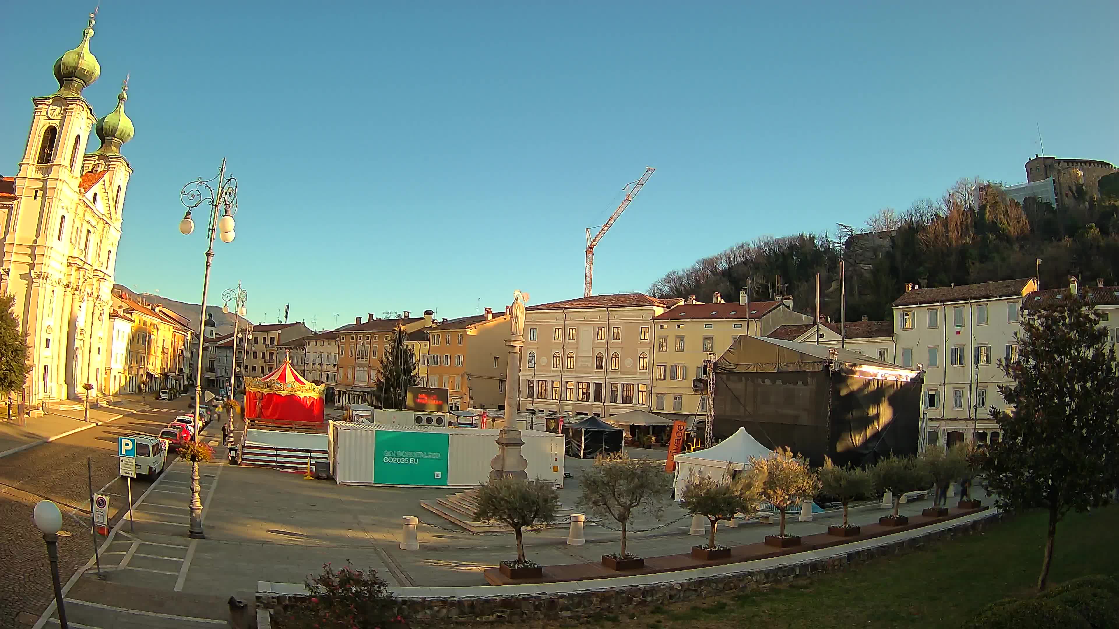 Webcam Gorizia Vittoria square – Cathedral of st. Ignazio