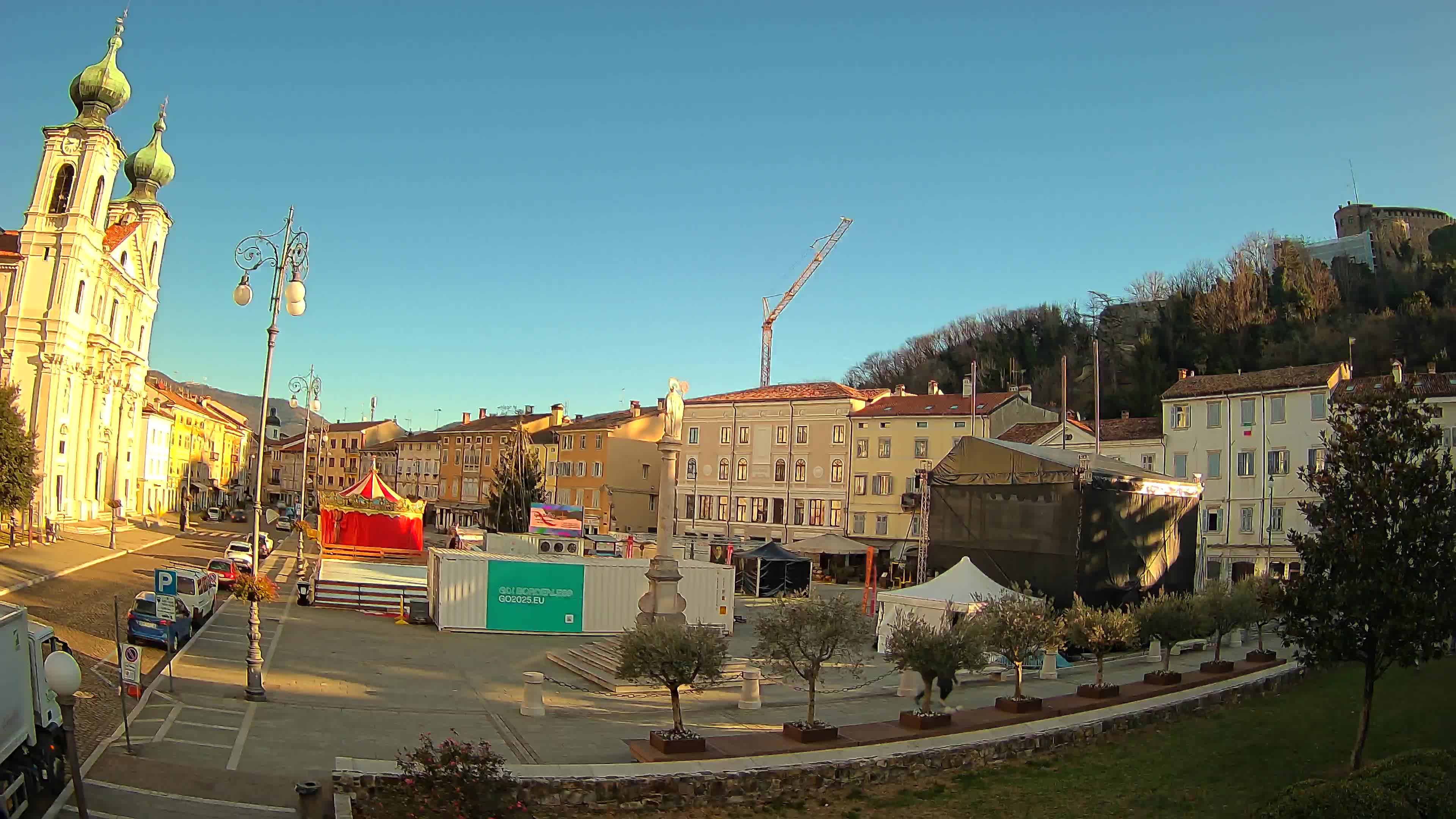 Webcam Gorizia Vittoria square – Cathedral of st. Ignazio