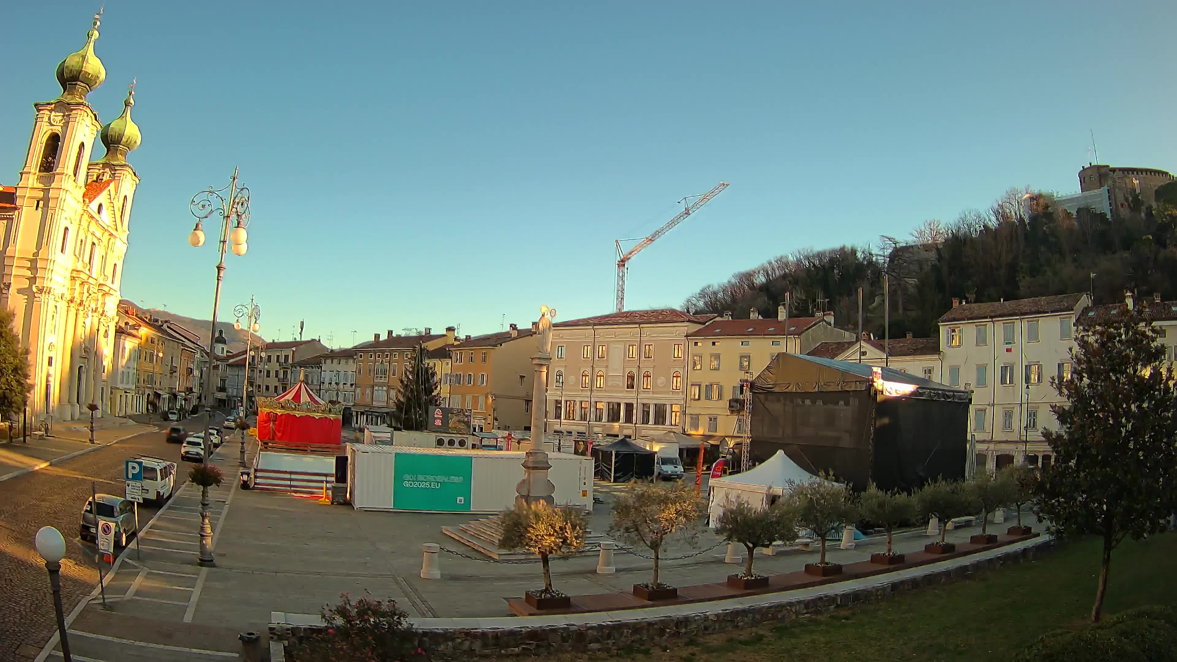 Webcam Gorizia Vittoria square – Cathedral of st. Ignazio