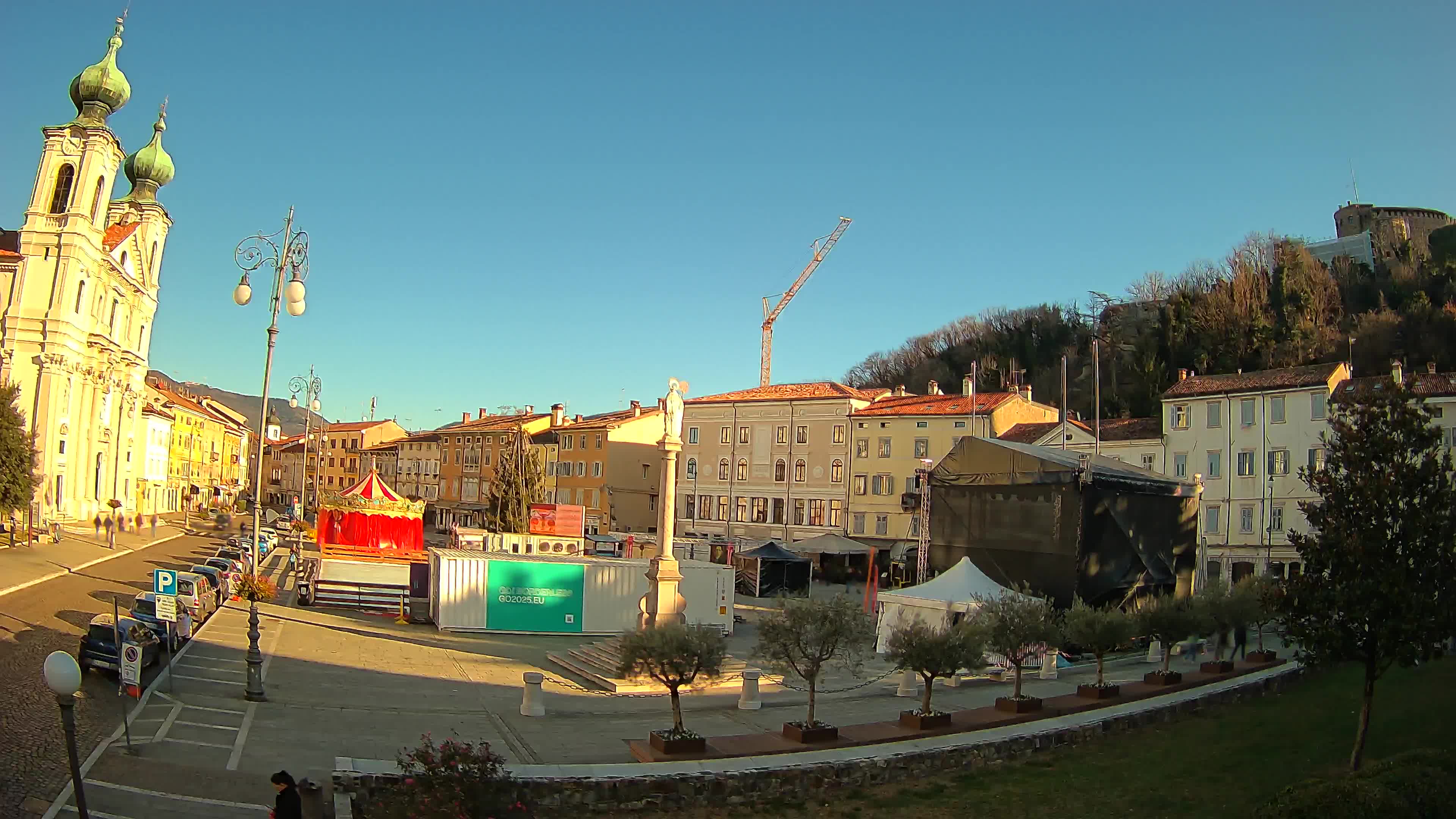 Webcam Gorizia Vittoria square – Cathedral of st. Ignazio