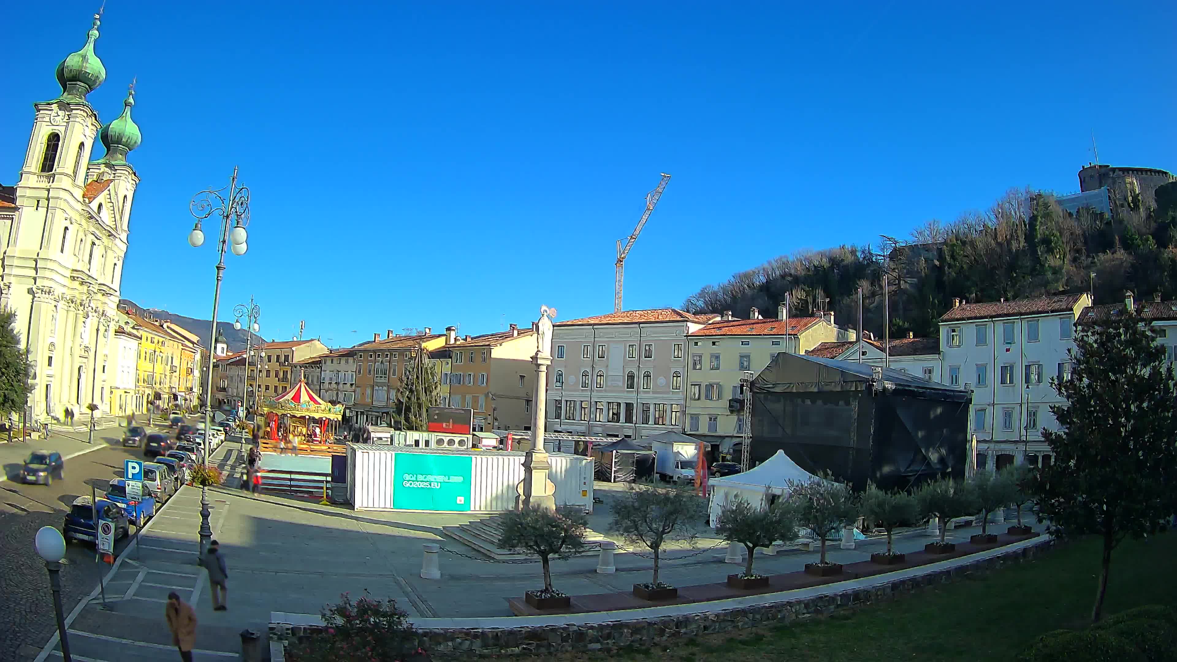 Webcam Gorizia Vittoria square – Cathedral of st. Ignazio