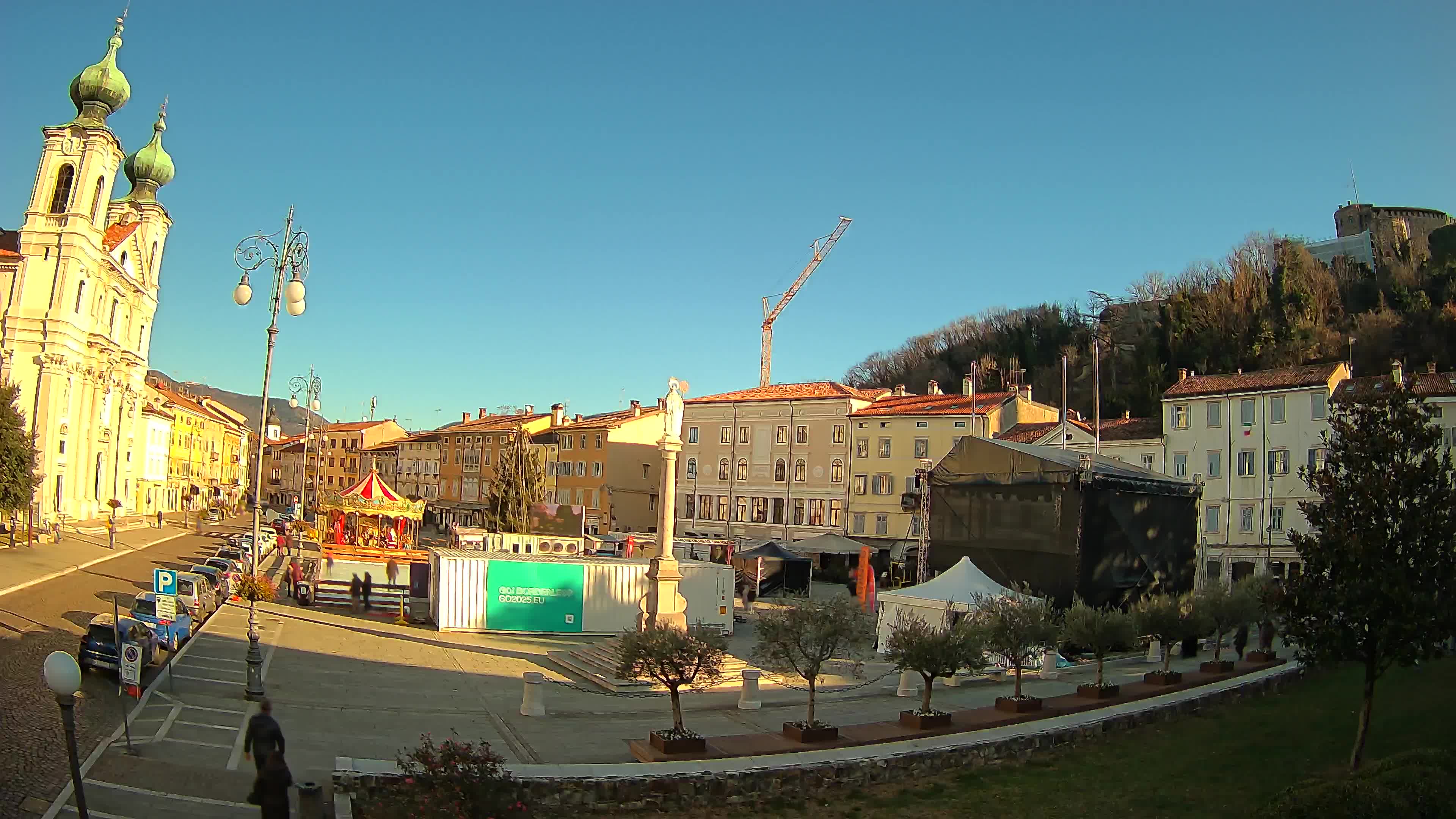 Webcam Gorizia Vittoria square – Cathedral of st. Ignazio